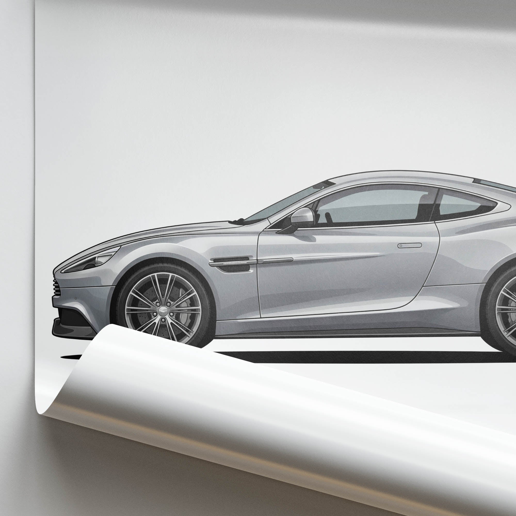 2012 Aston Martin Vanquish Skyfall – Car Print