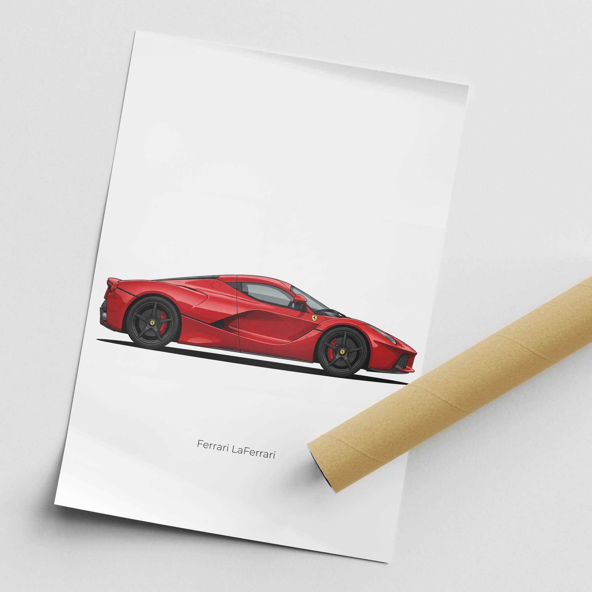 2013 Ferrari Laferrari – Car Print (Side)