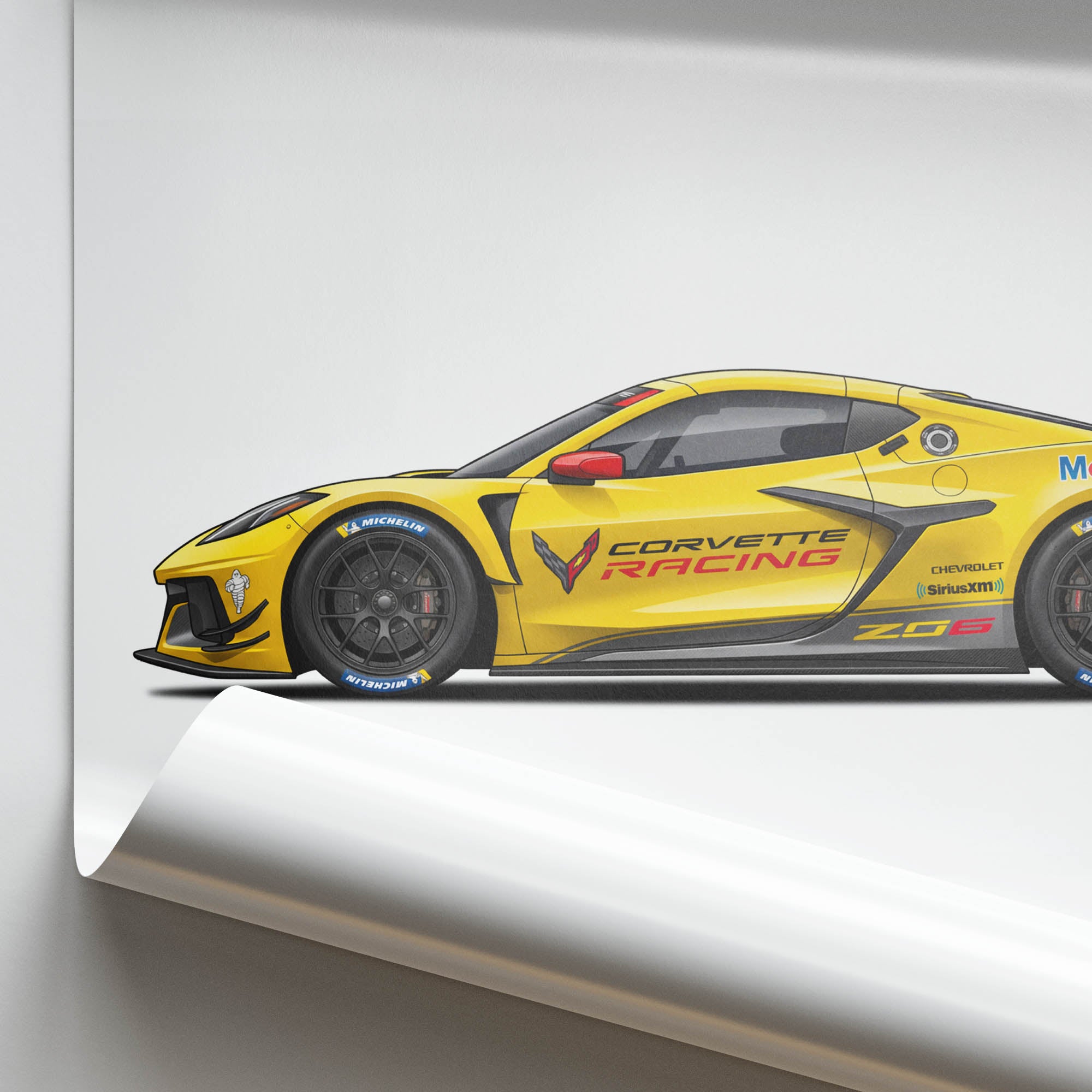 2024 Chevrolet Corvette Z06 GT3 R Pratt – Car Print