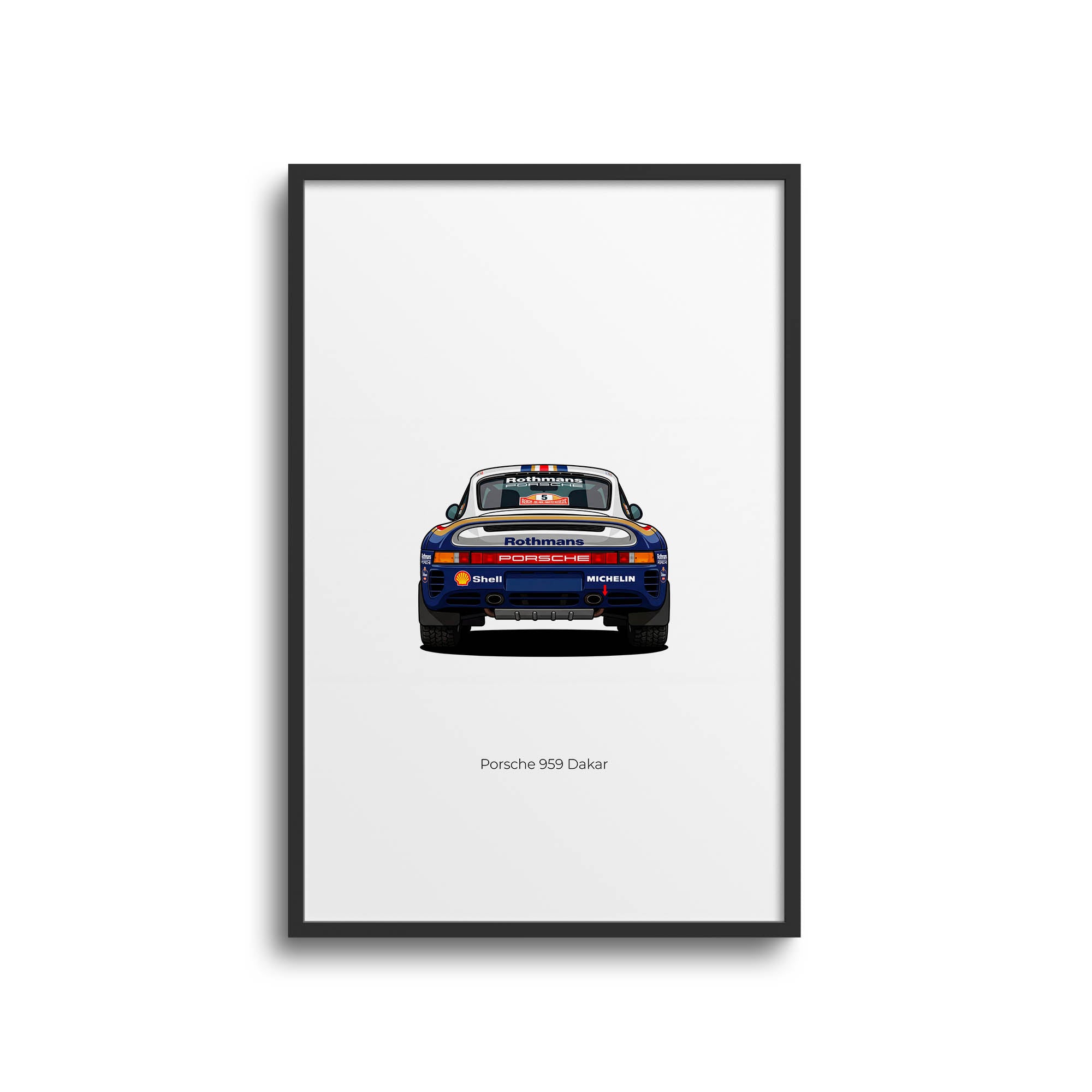 1986 Porsche – Car Print