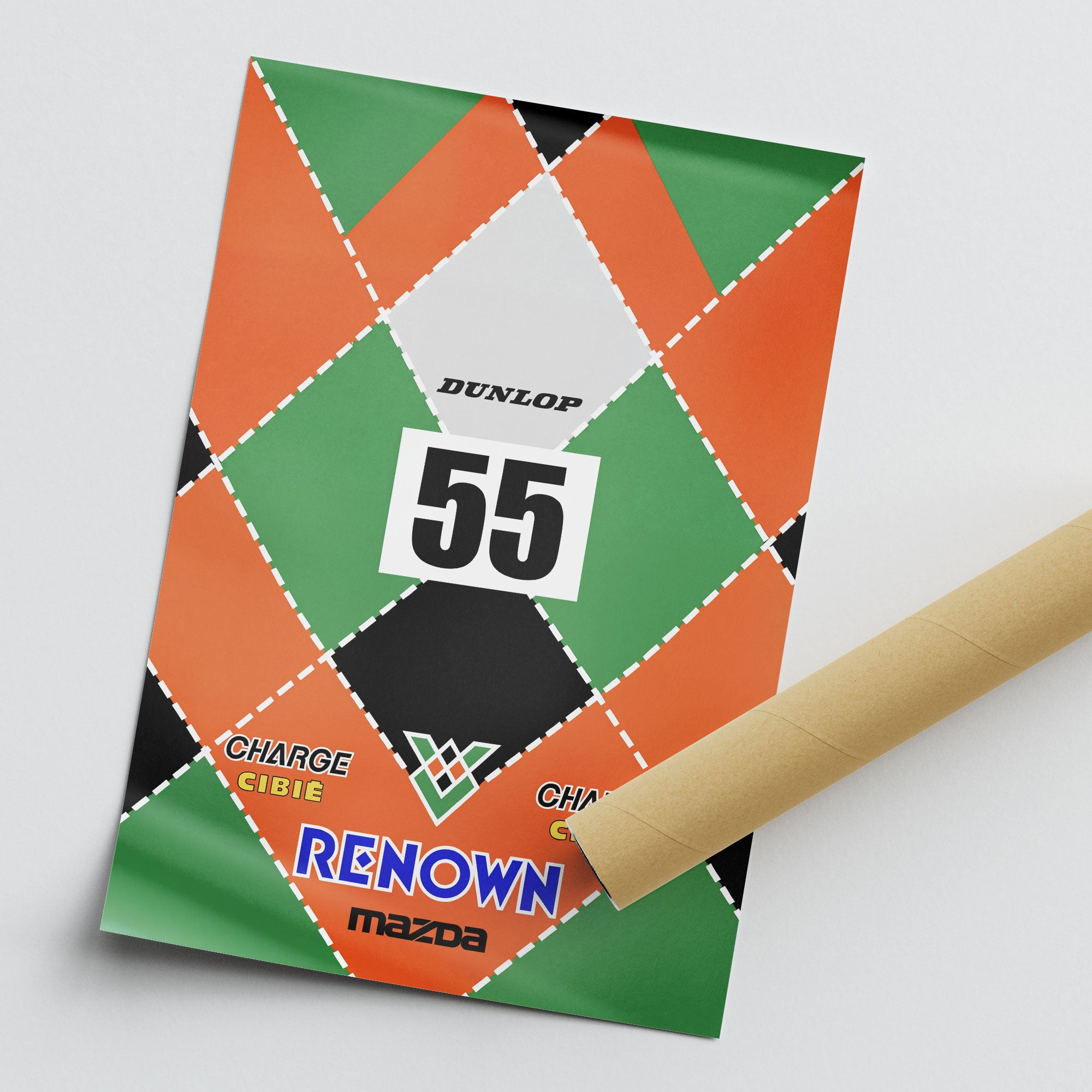 787B 1991 Le Mans Poster – Classic Race Winner Print | Motorsport Wall Art