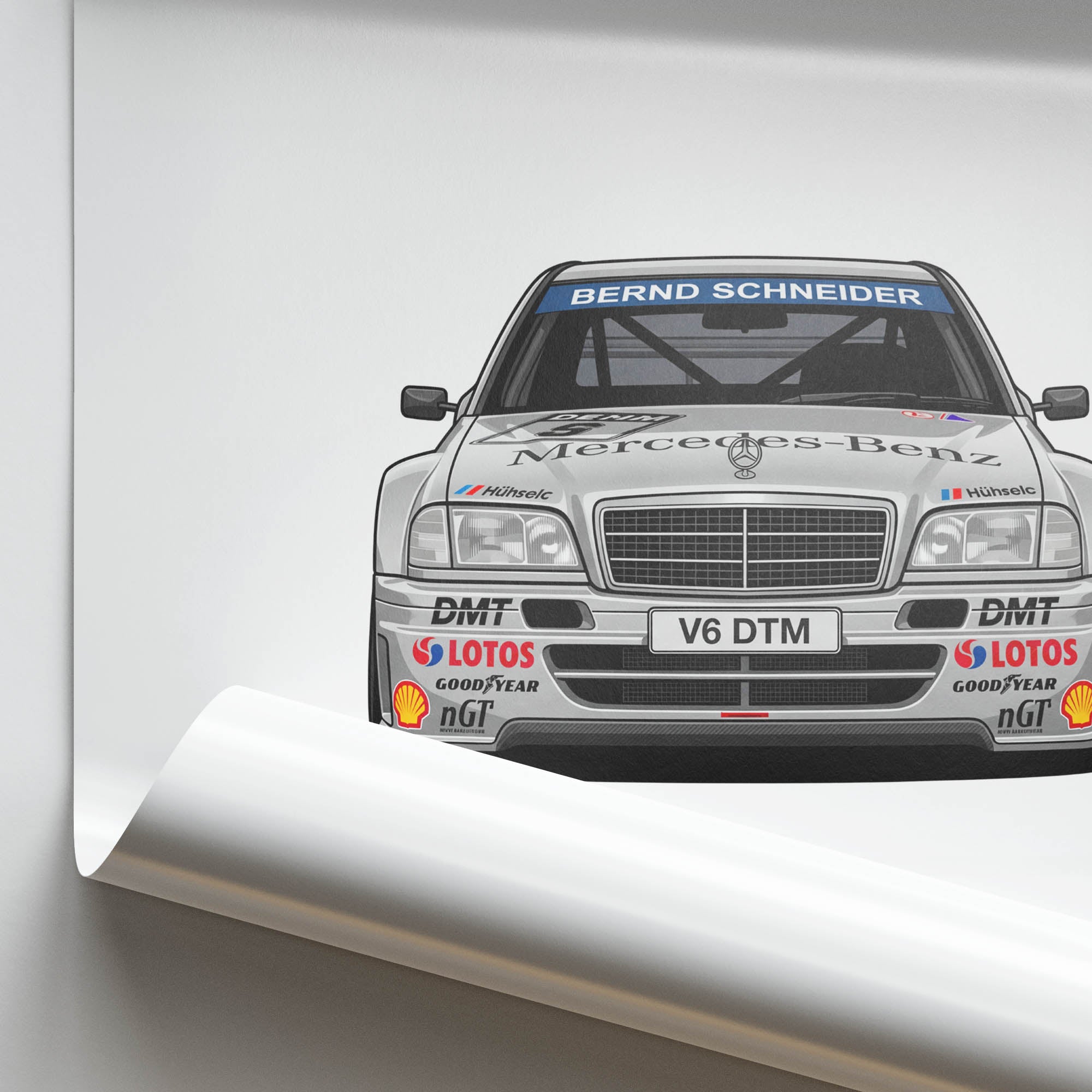 1995 Mercedes-Benz C Class V6 DTM Bernd – Car Print