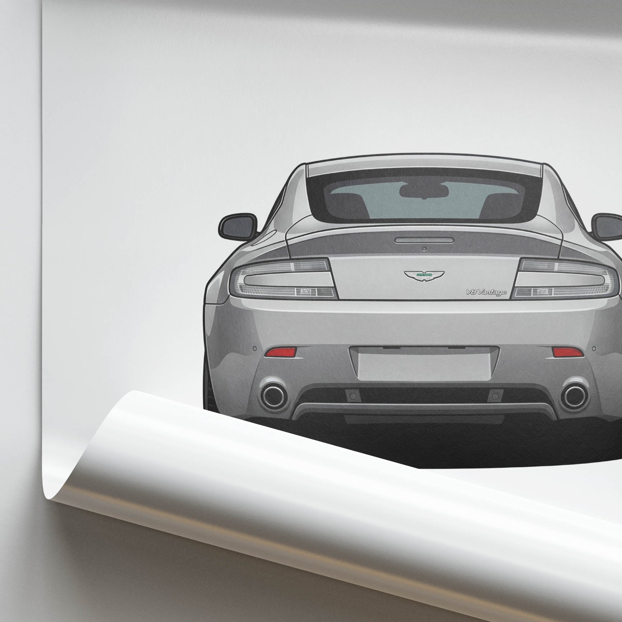 2006 Aston Martin V8 Vantage Titanium – Car Print