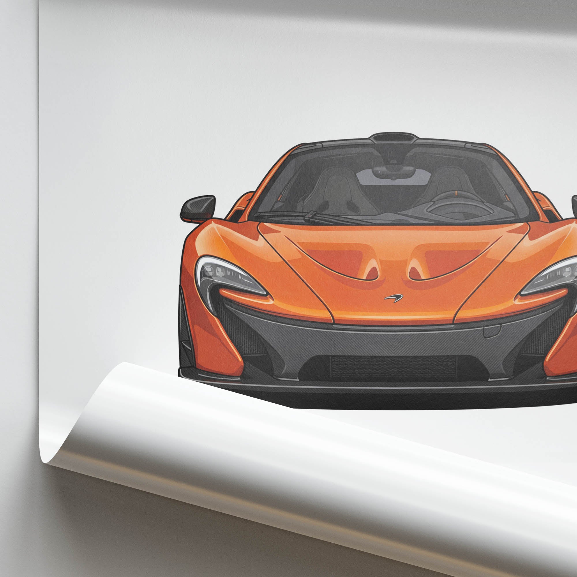 2013 McLaren P1 Volcano – Car Print