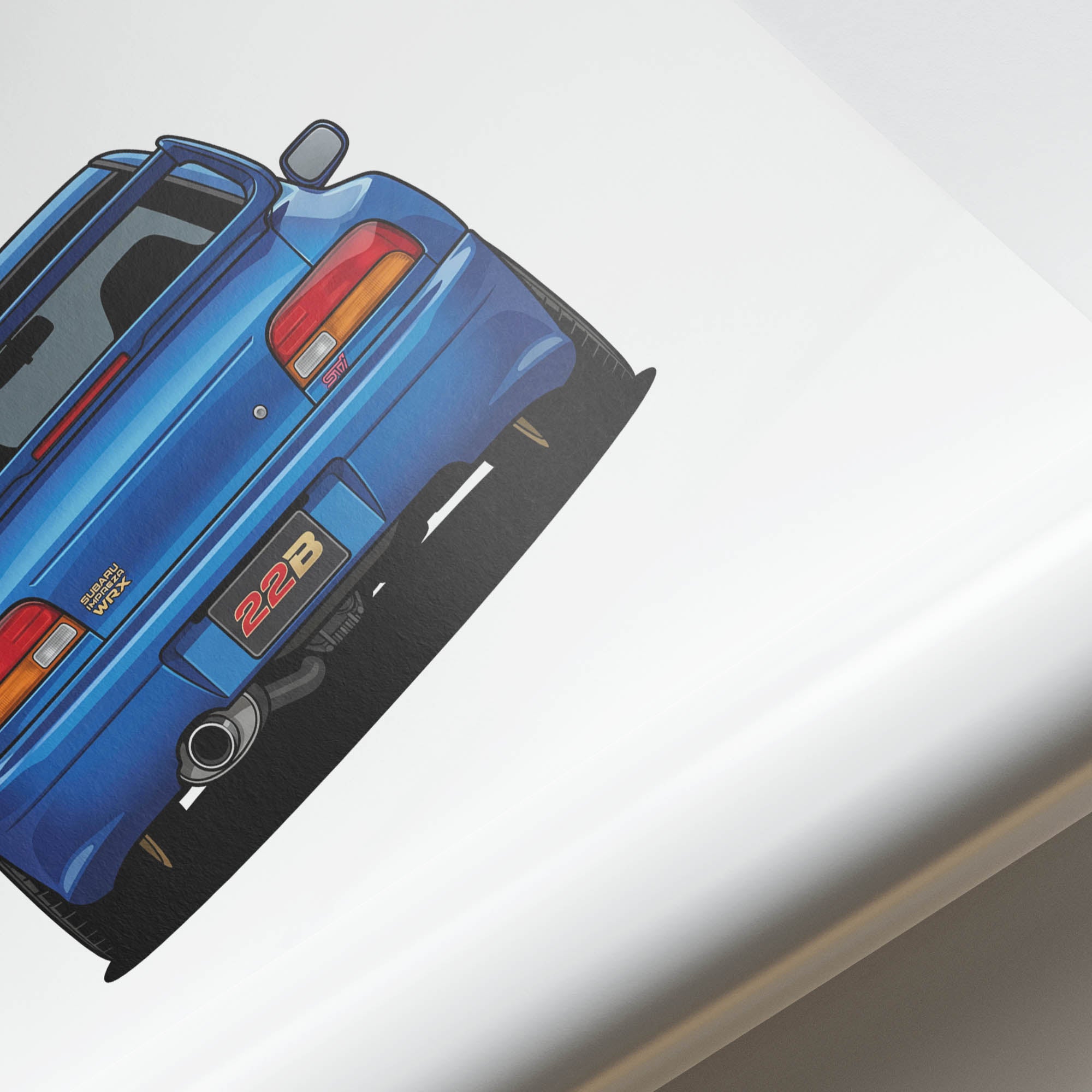 1998 Subaru Impreza 22B STI Sonic – Car Print