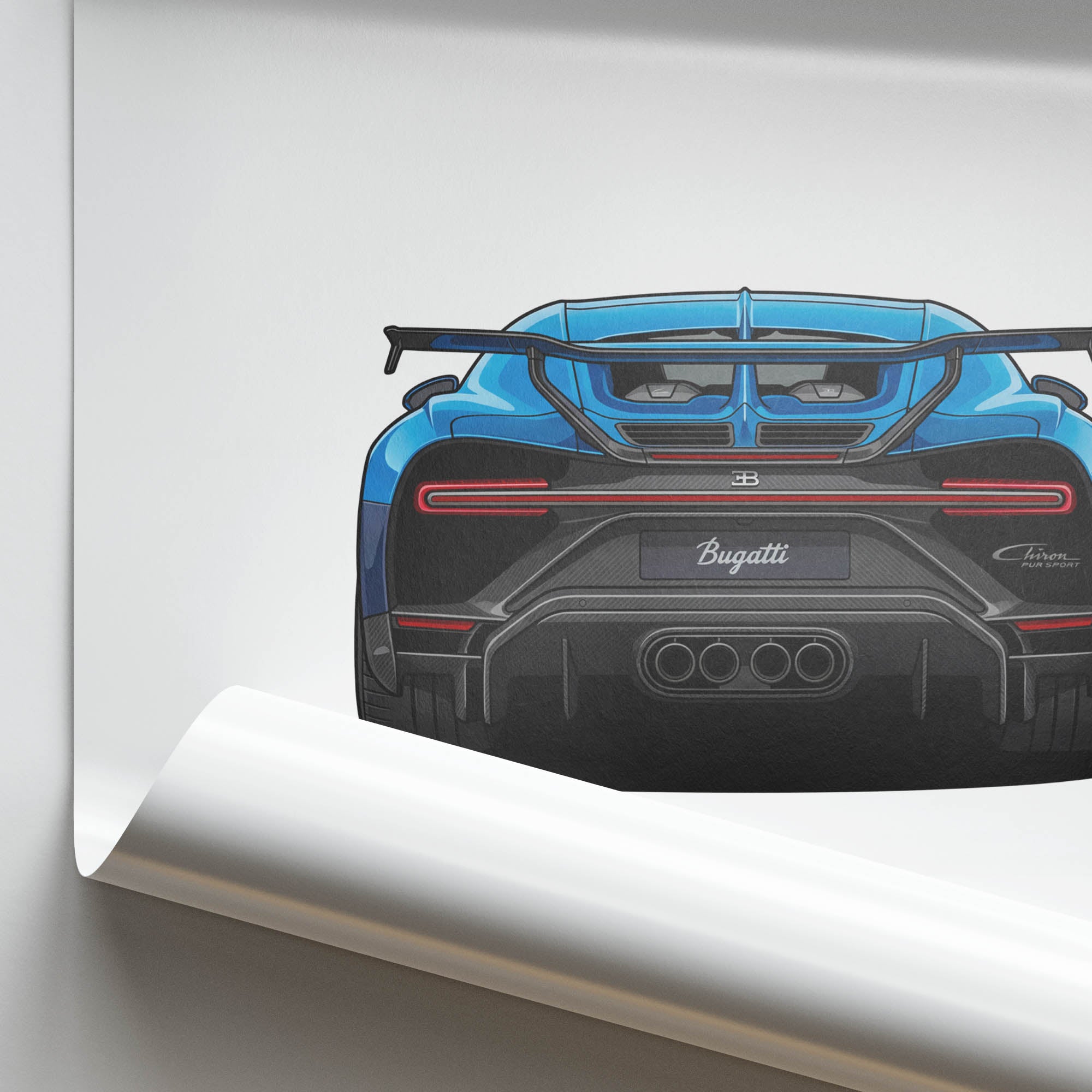 2021 Bugatti Chiron Pur Sport Agile – Car Print