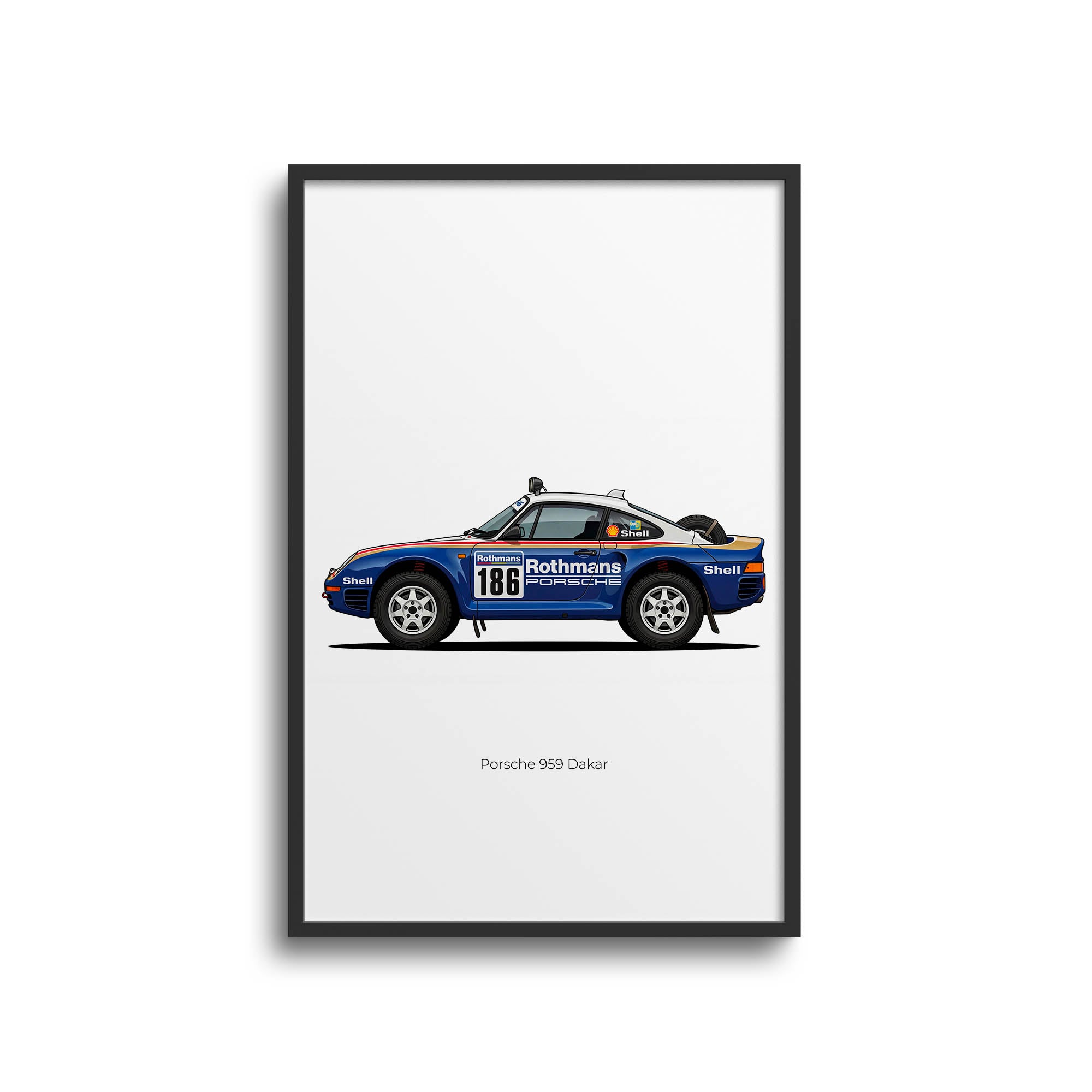 1986 Porsche – Car Print