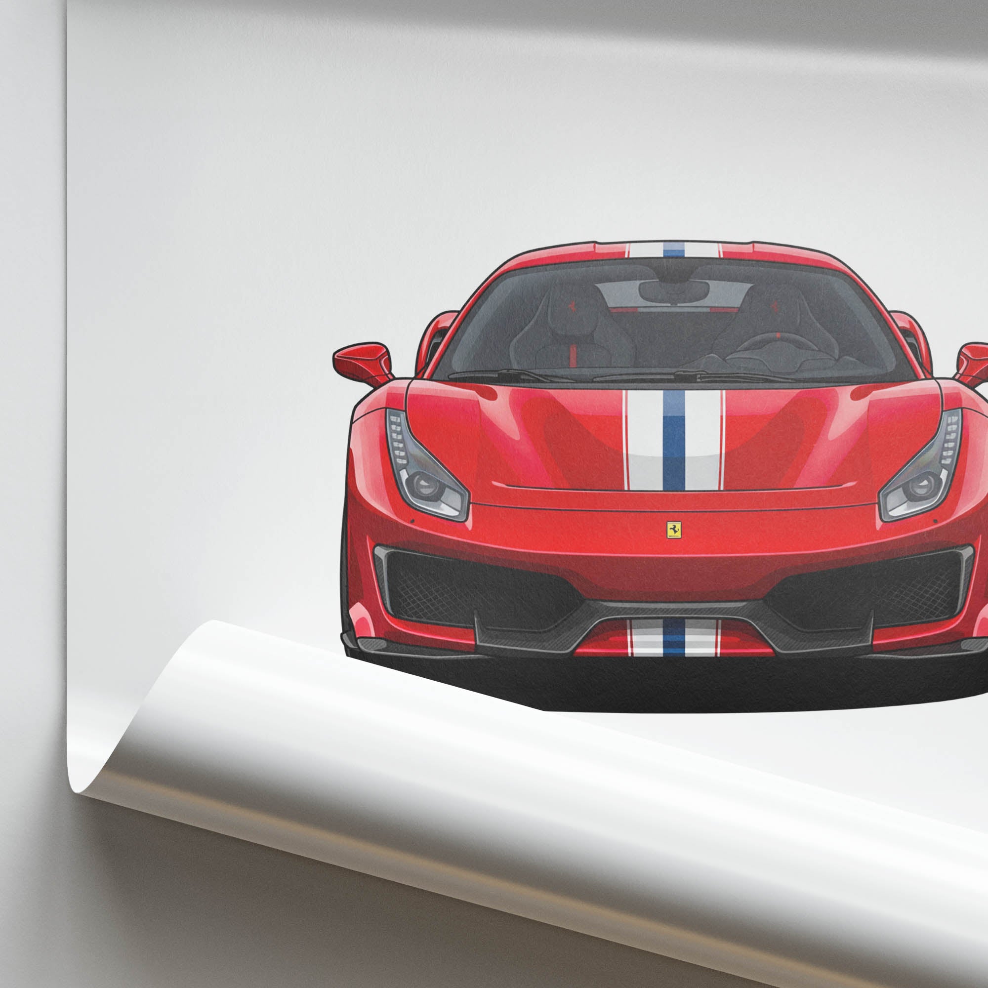 2019 Ferrari 488 Pista – Car Print