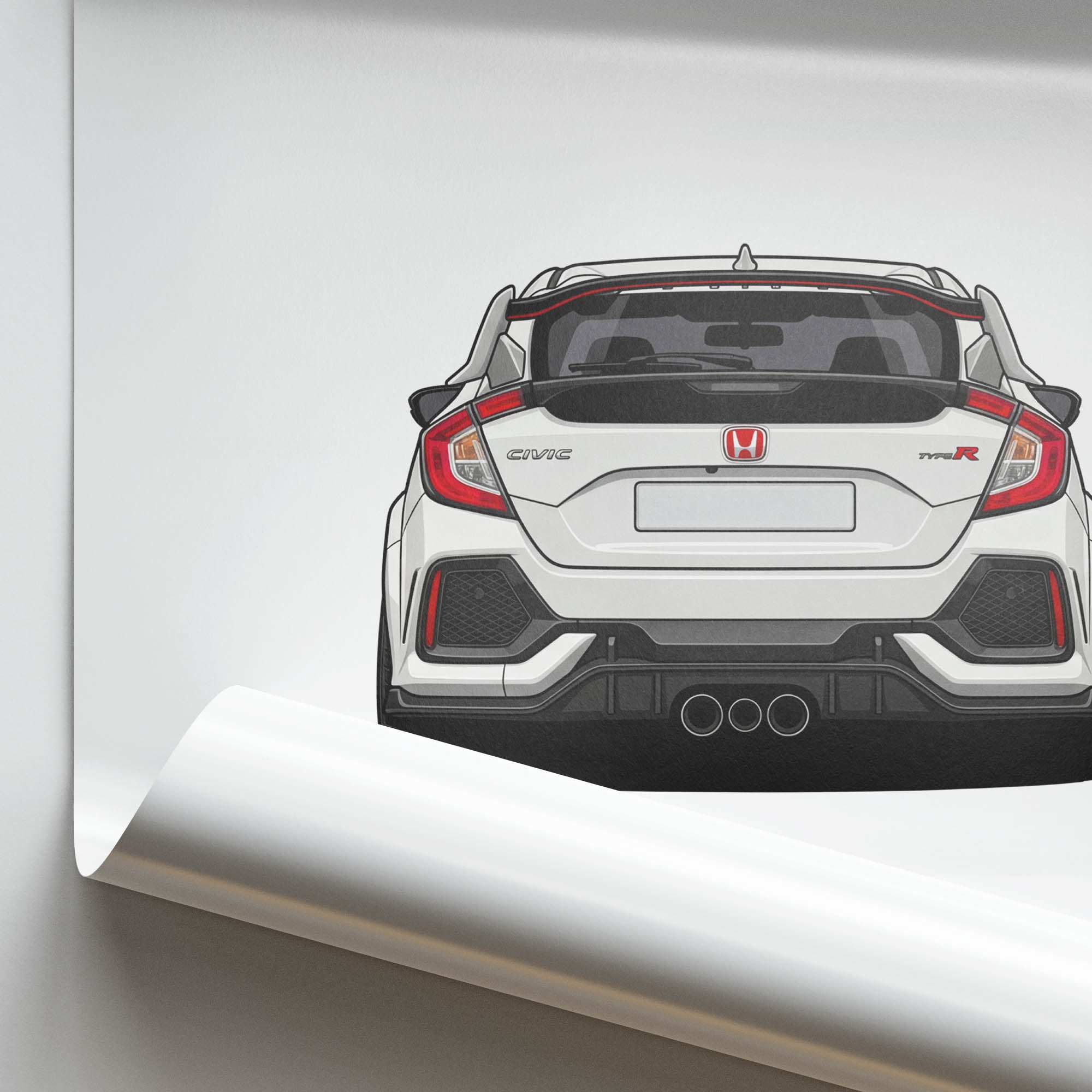 2017 Honda Civic Type R FK8 Championship – Car Print