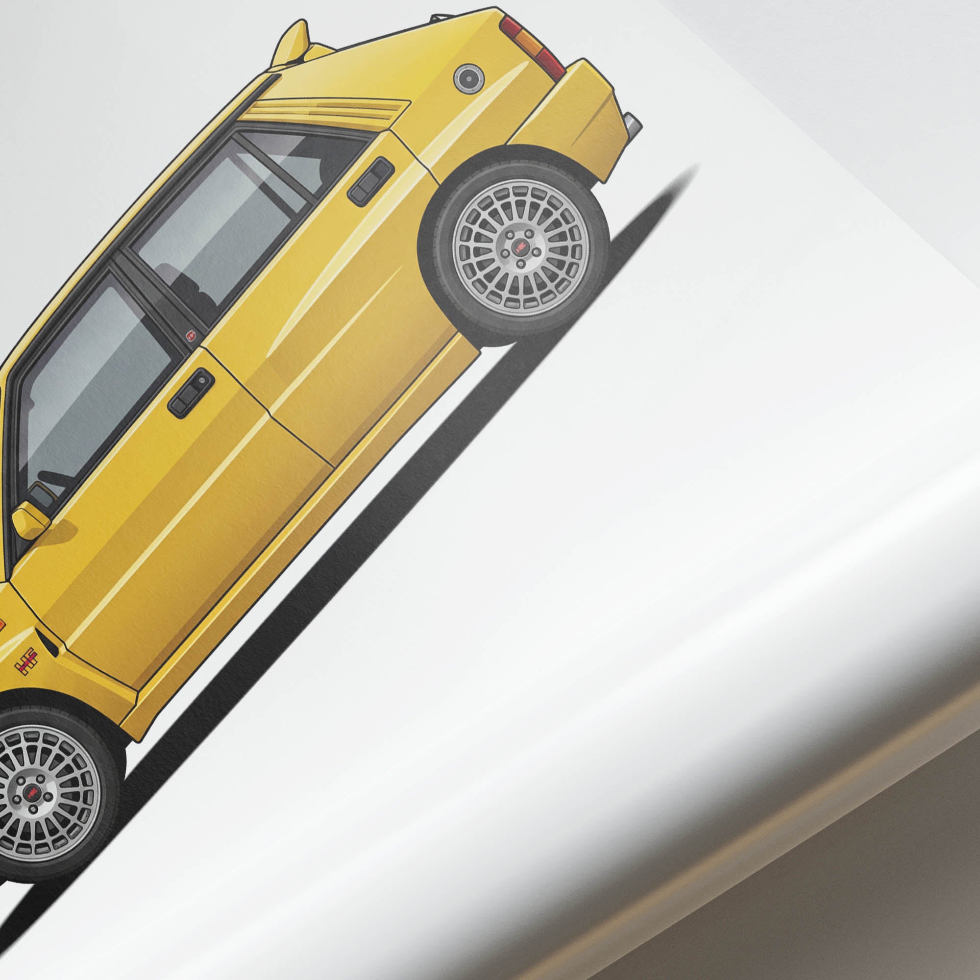 1993 Lancia Delta Hf Integrale Evo II – Car Print (Side)