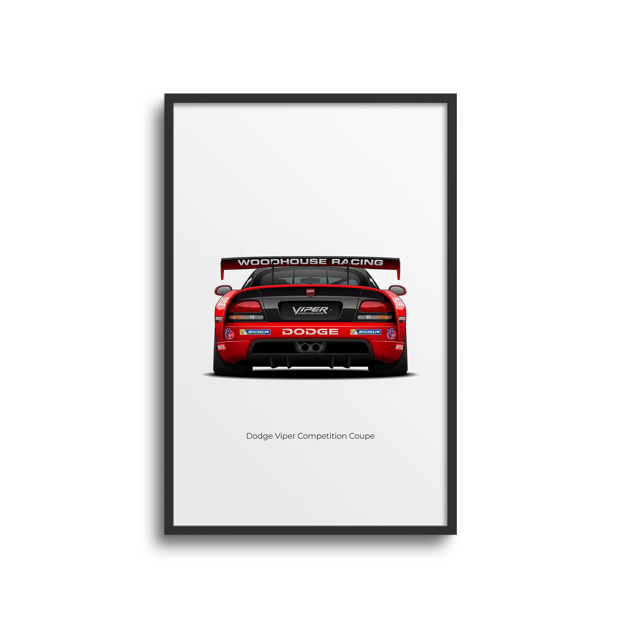 2003 Dodge Viper Competition Coupe Woodhouse – Car Print