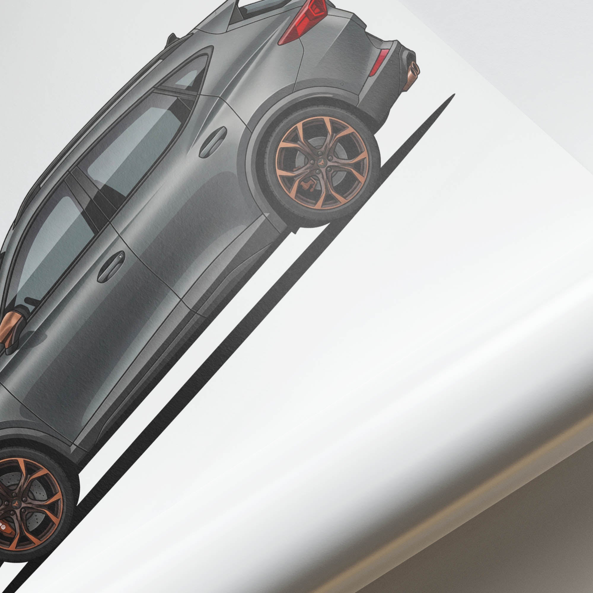 2024 Cupra Formentor VZ5 Taiga – Car Print (Side)