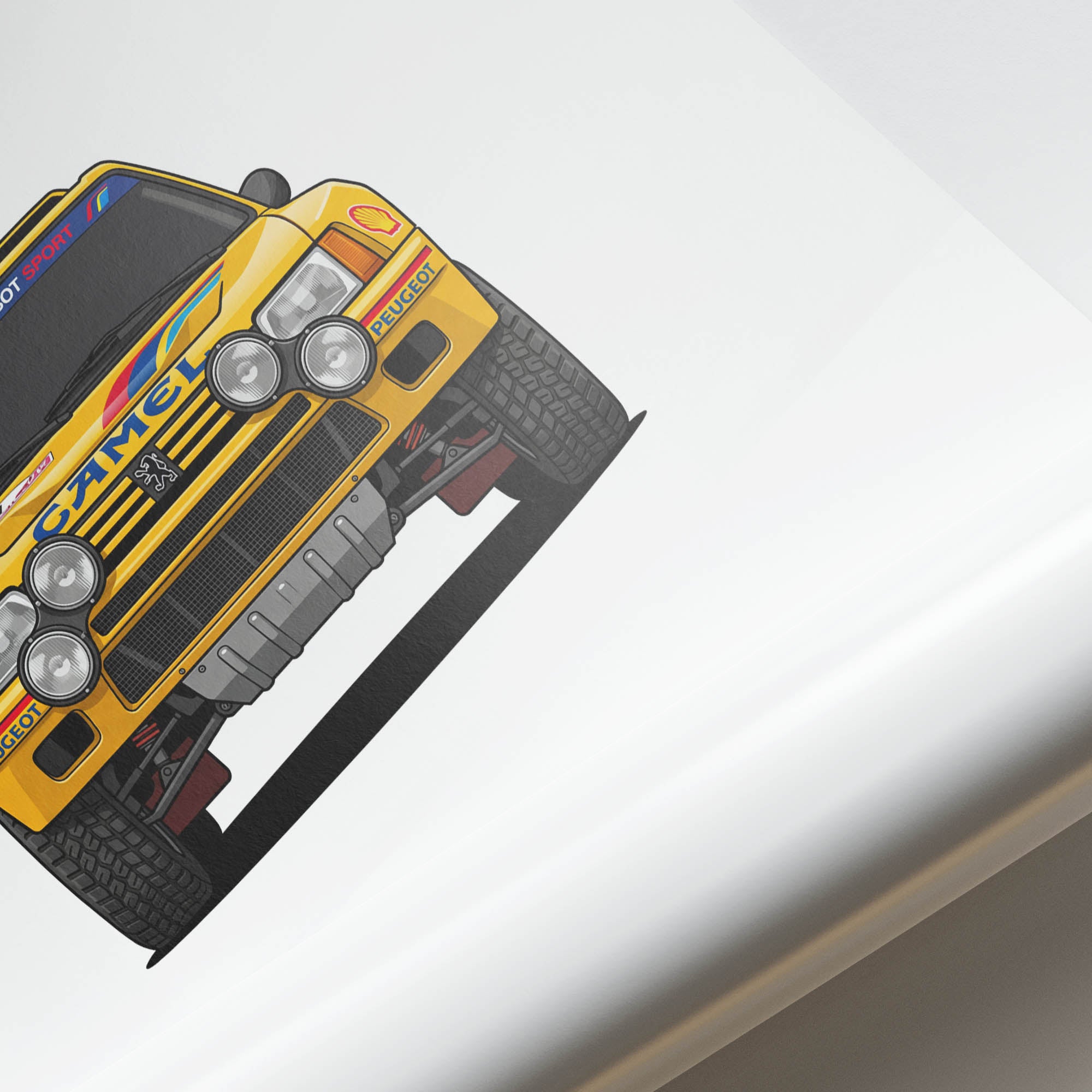 1987 Peugeot 205 T16 Grand – Car Print