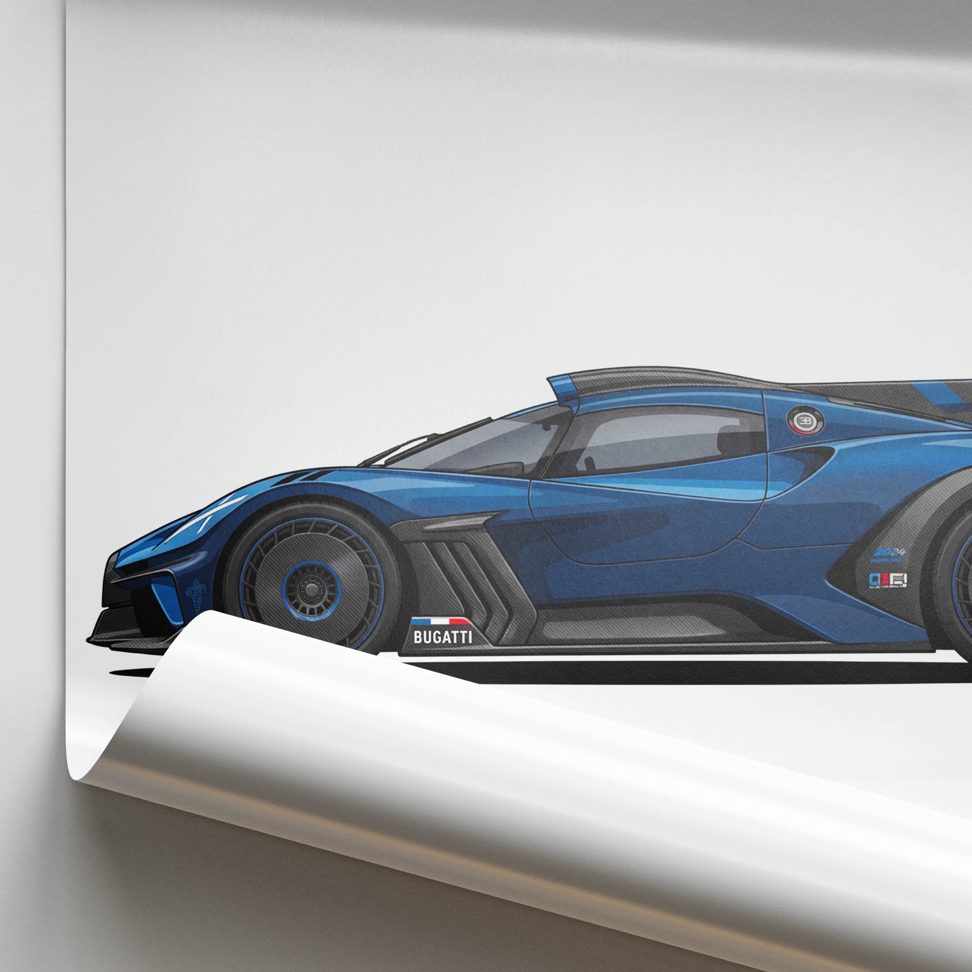 2024 Bugatti Bolide – Car Print