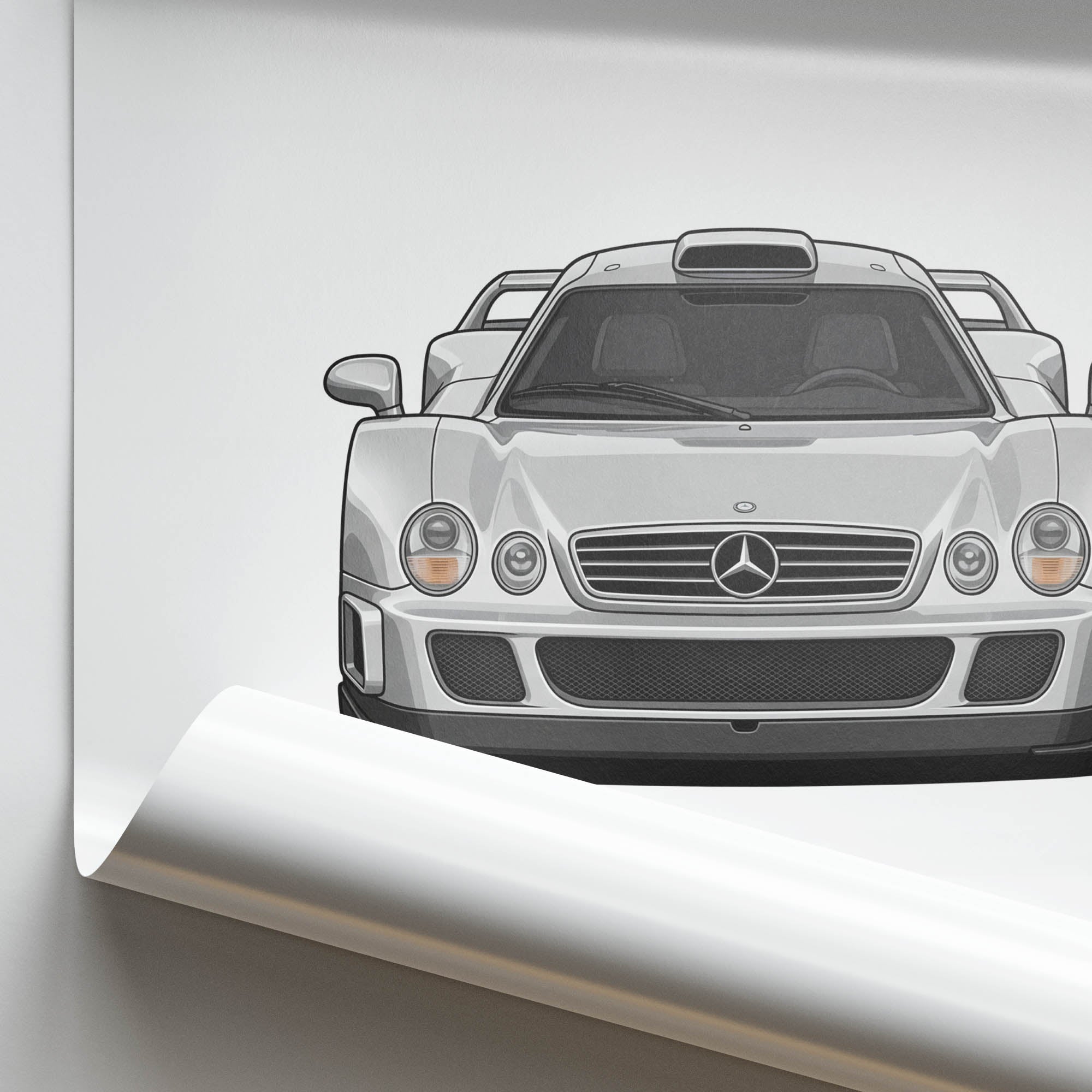 1998 Mercedes-Benz CLK GTR – Car Print