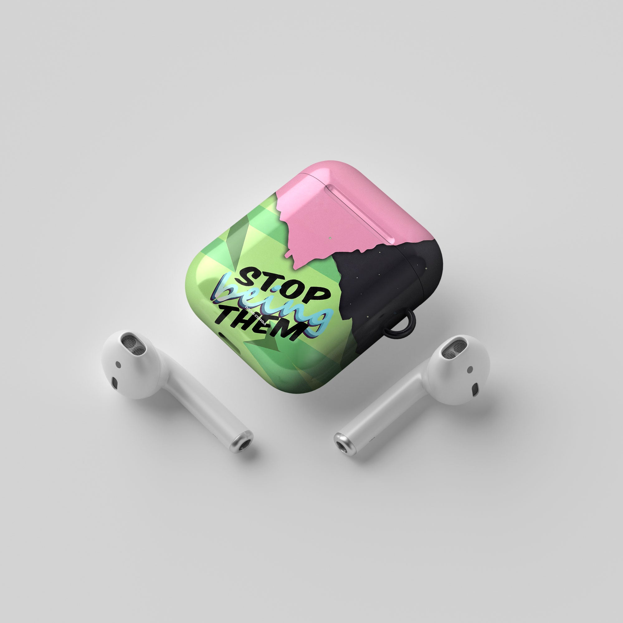 Daniel Ricciardo Stop Being Them F1 – AirPods Case