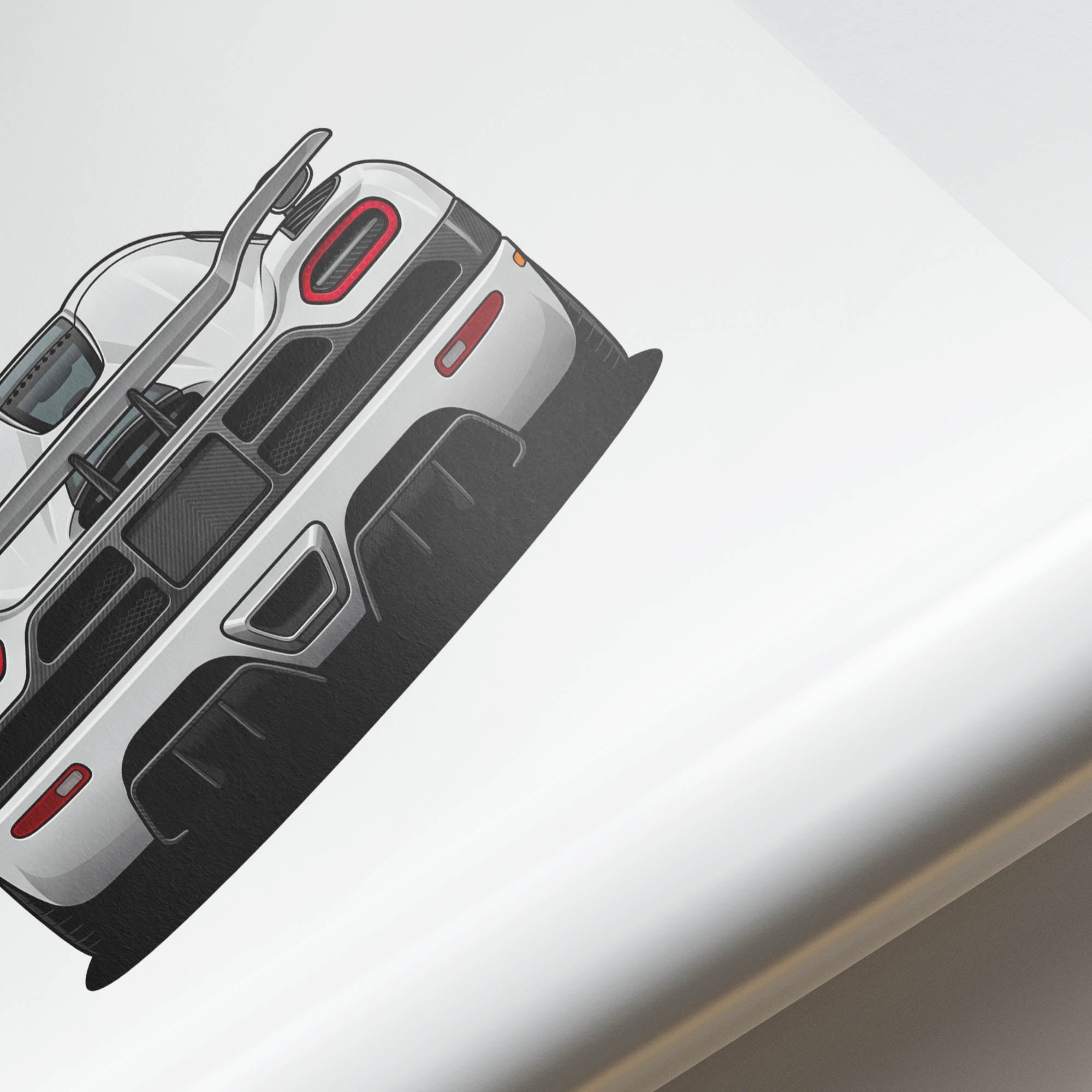 2011 Koenigsegg Agera R – Car Print (Back)
