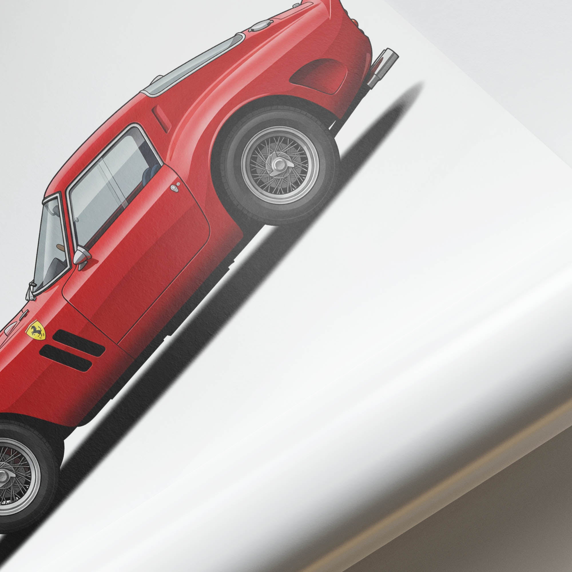 1962 Ferrari 250 GTO – Car Print (Side)