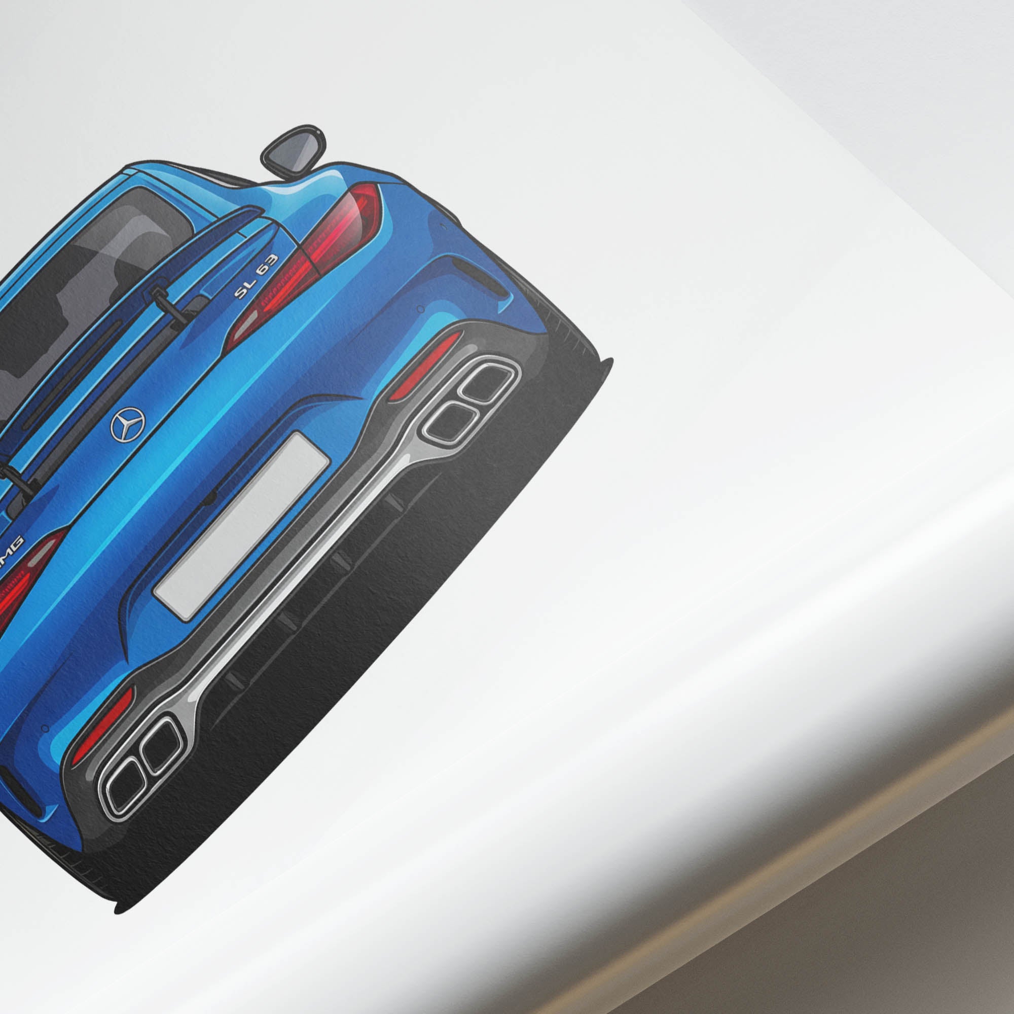 2022 Mercedes AMG SL 63 R232 Hyper – Car Print