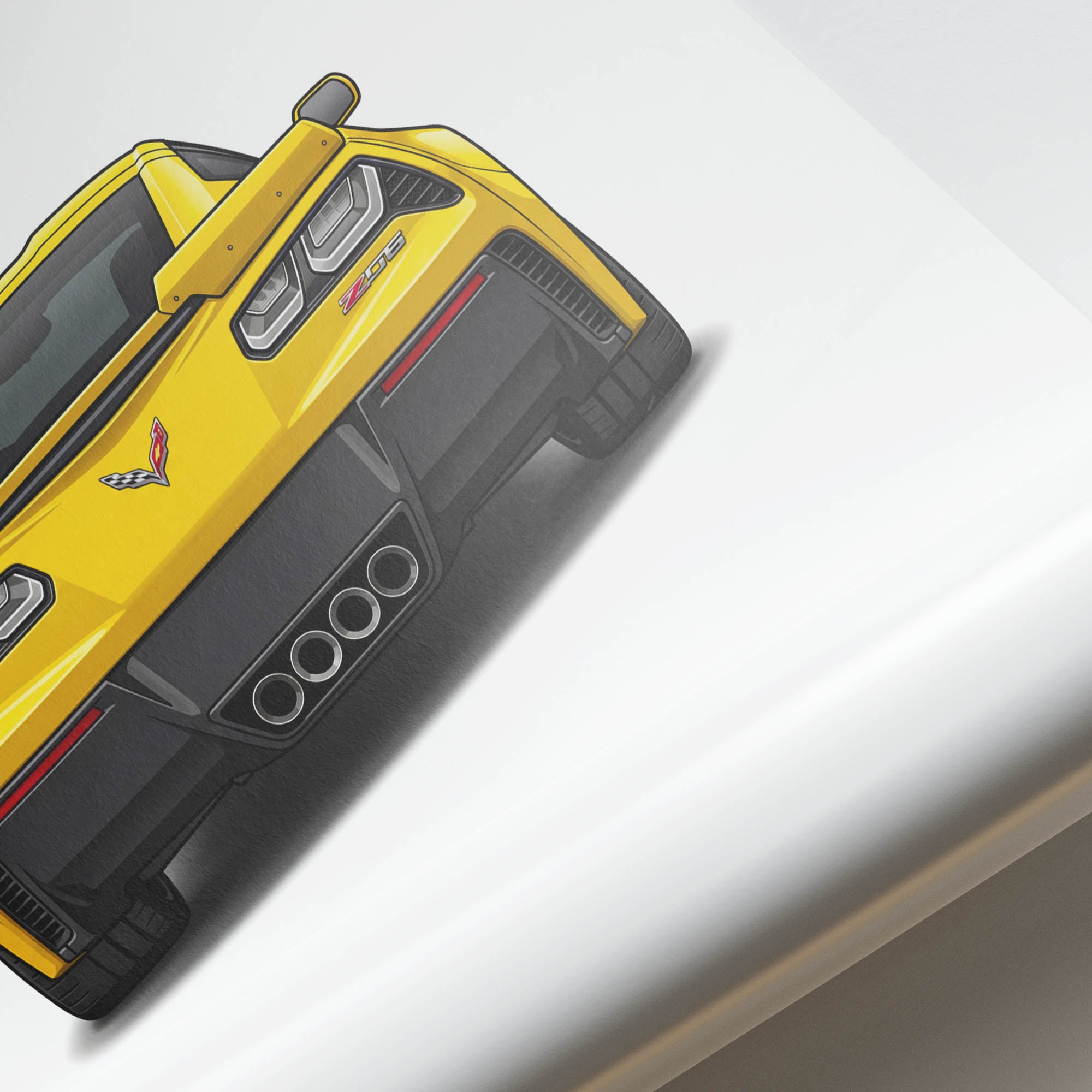 2015 Chevrolet Corvette Z06 C7 Corvette – Car Print