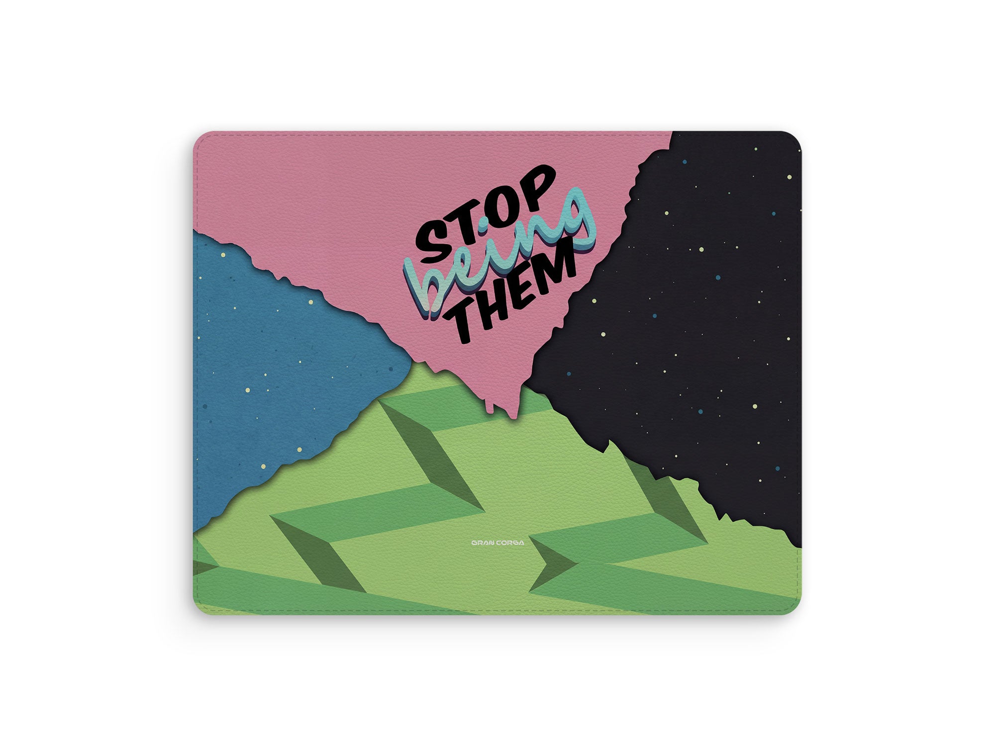 Daniel Ricciardo Mouse Mat – Stop Being Them F1 Gaming Pad with Smooth Tracking