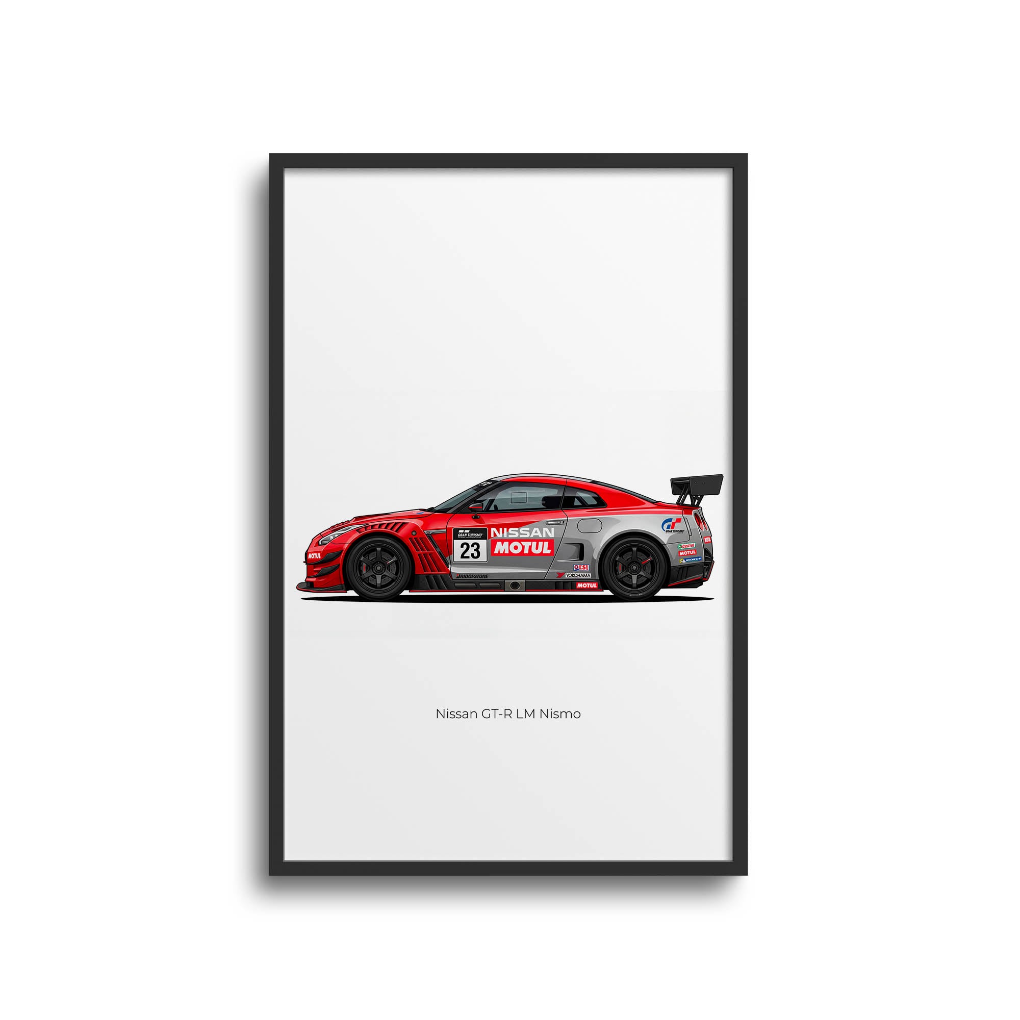 2015 Nissan GT R LM Nismo – Car Print (Side)