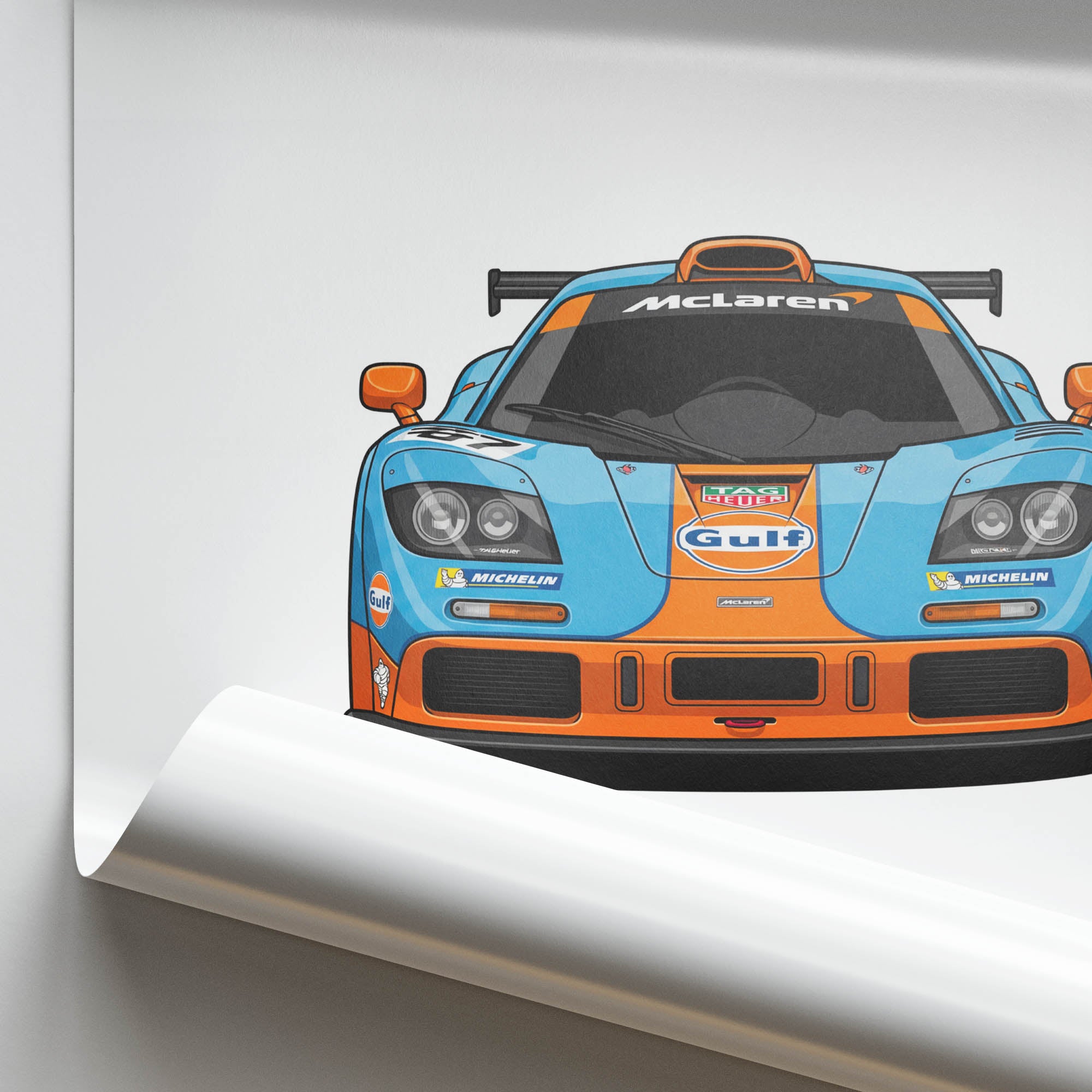 1997 McLaren GTR Longtail – Car Print