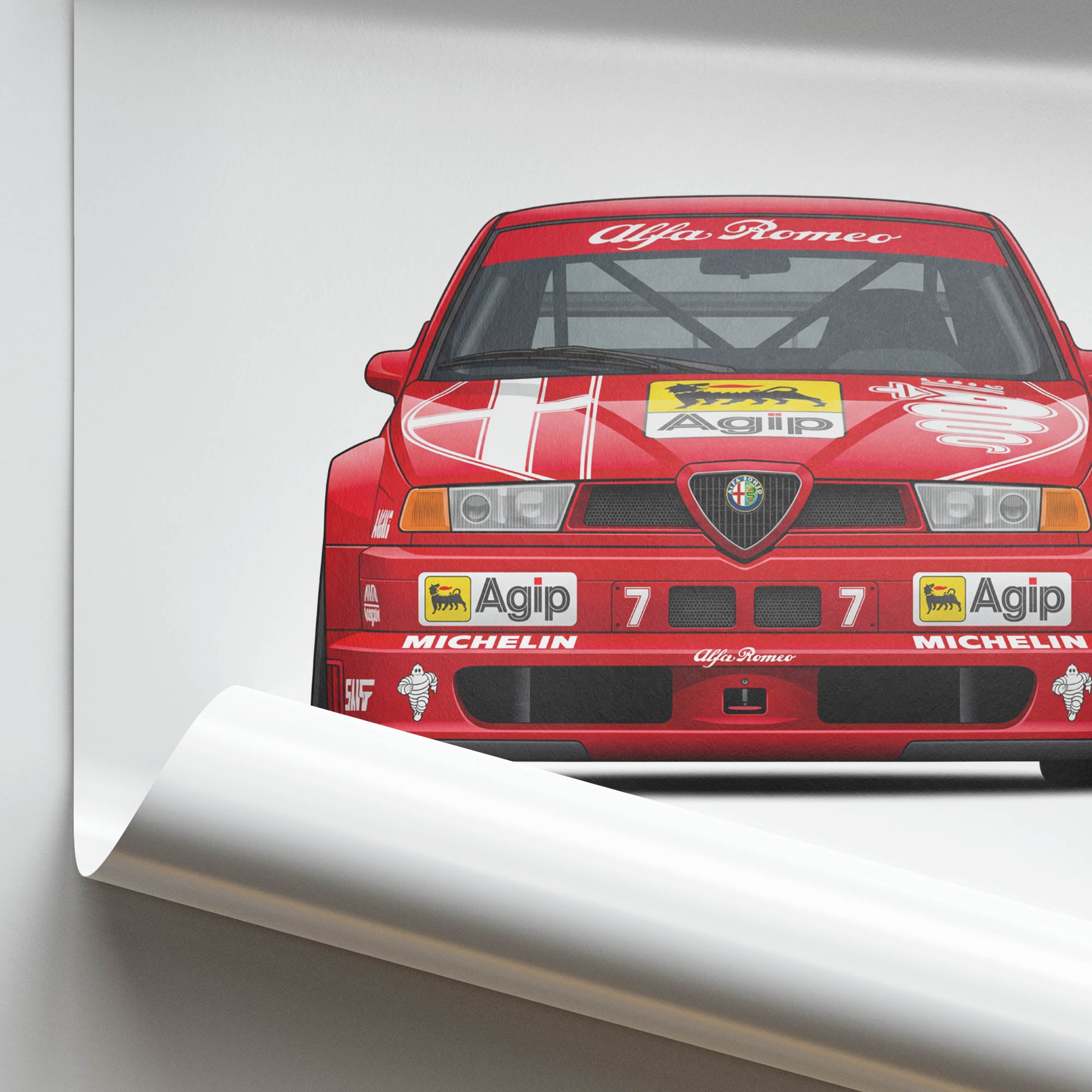 1992 Alfa Romeo 155 V6 TI DTM Nicola Larini – Car Print