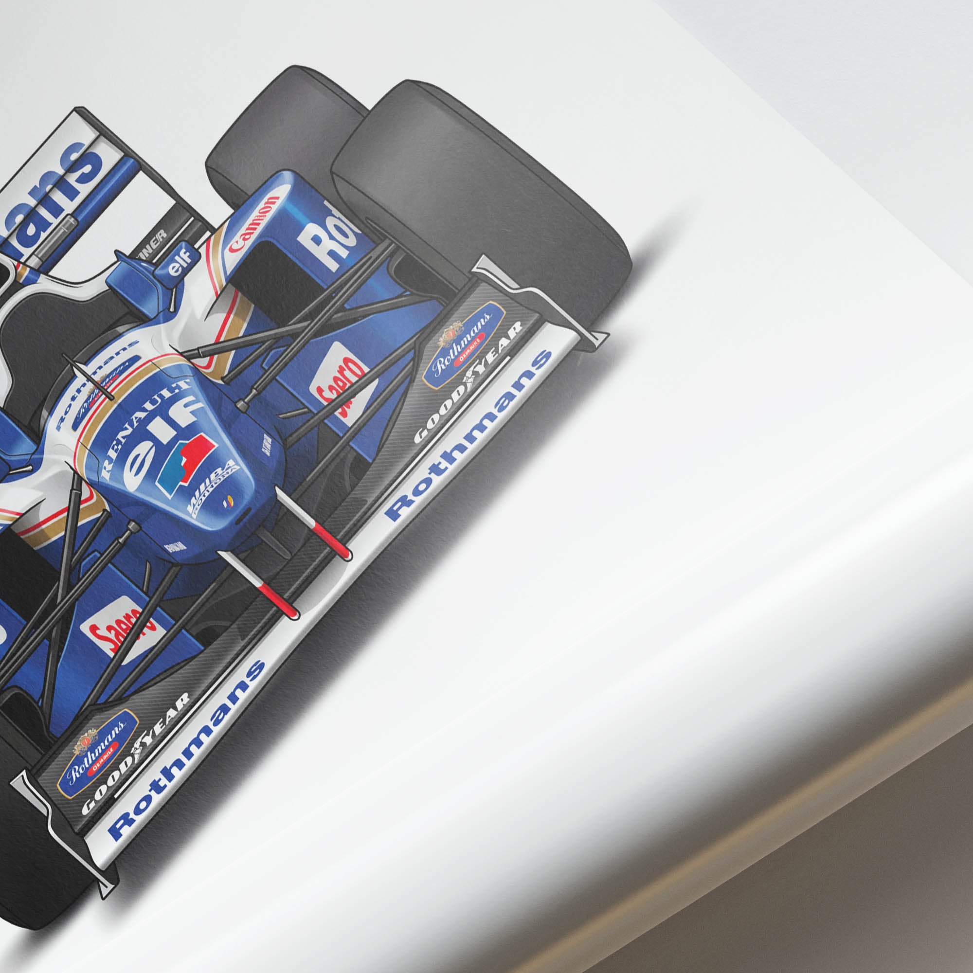 1996 Williams FW18 Damon Hill – Car Print