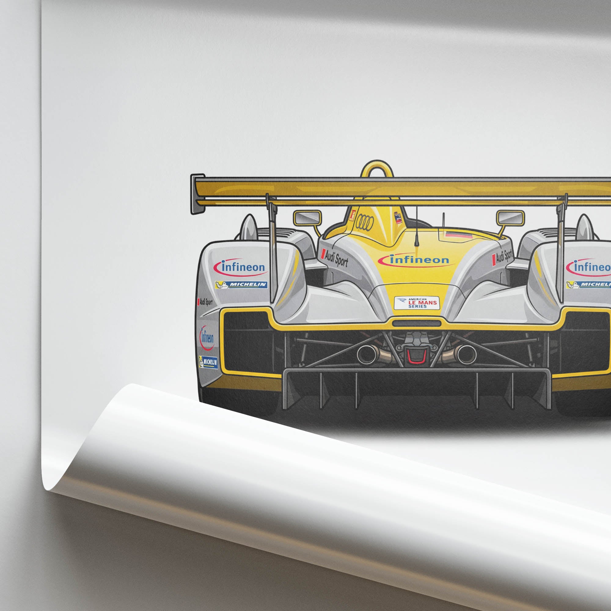 2001 Audi R8 Lmp Infineon – Car Print