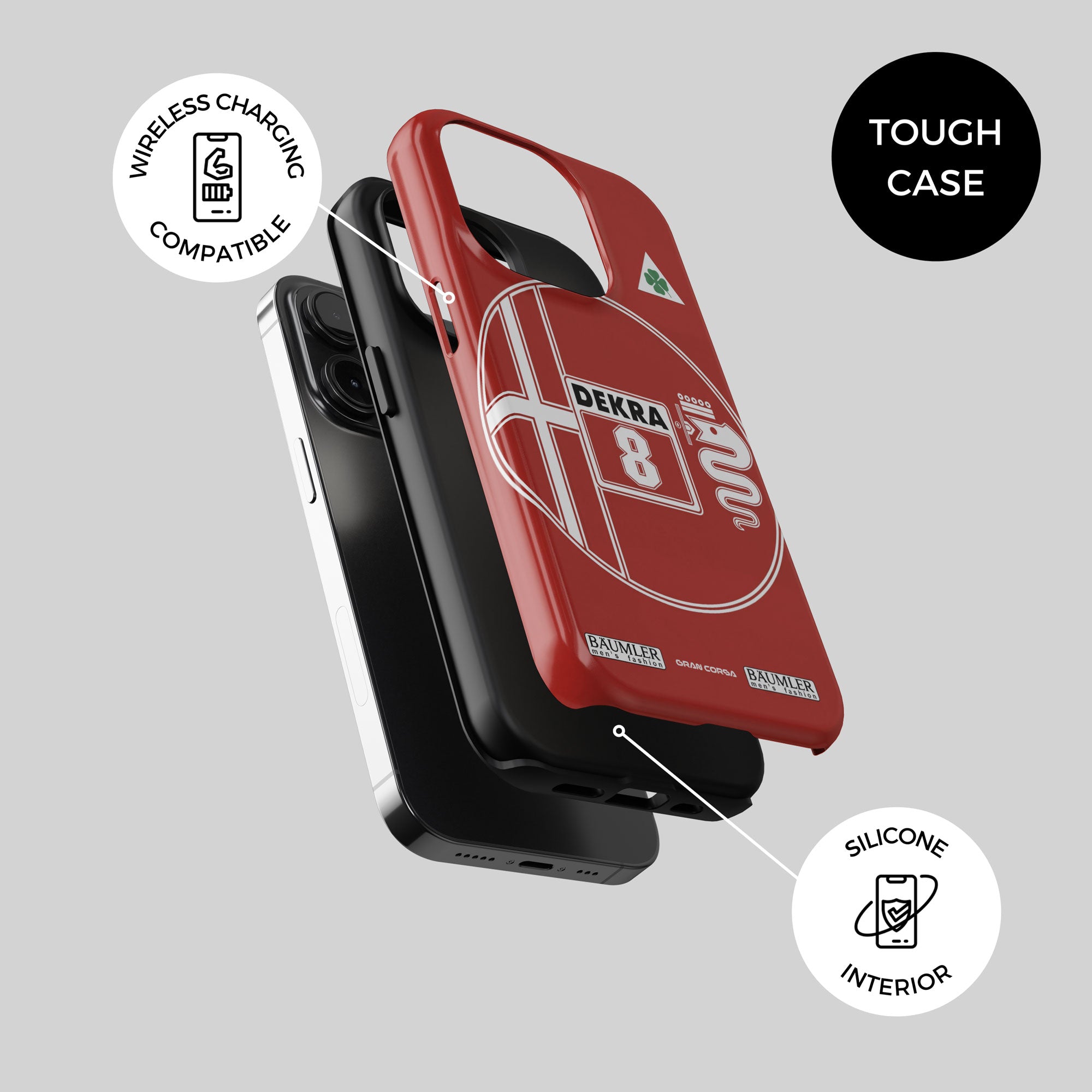 Alfa Romeo 155 V6 TI DTM 1993 – Phone Case