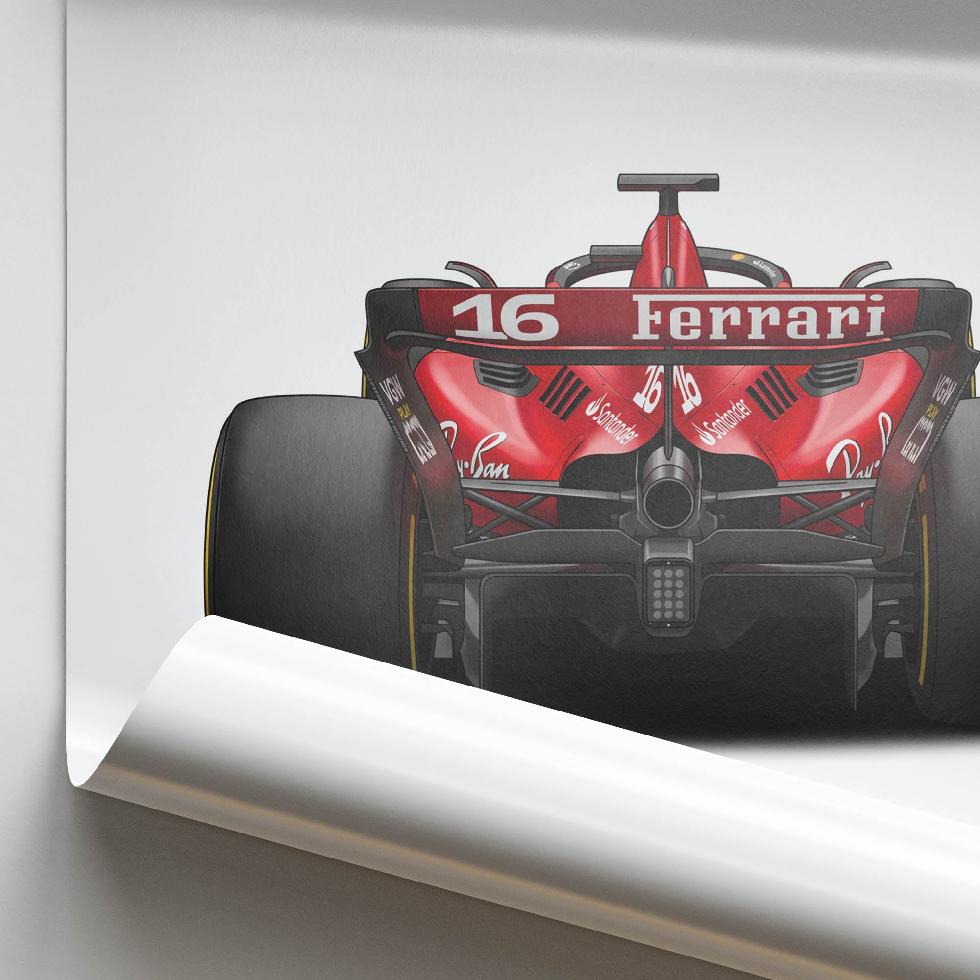 2024 Ferrari SF 24 Charles Leclerc – Car Print