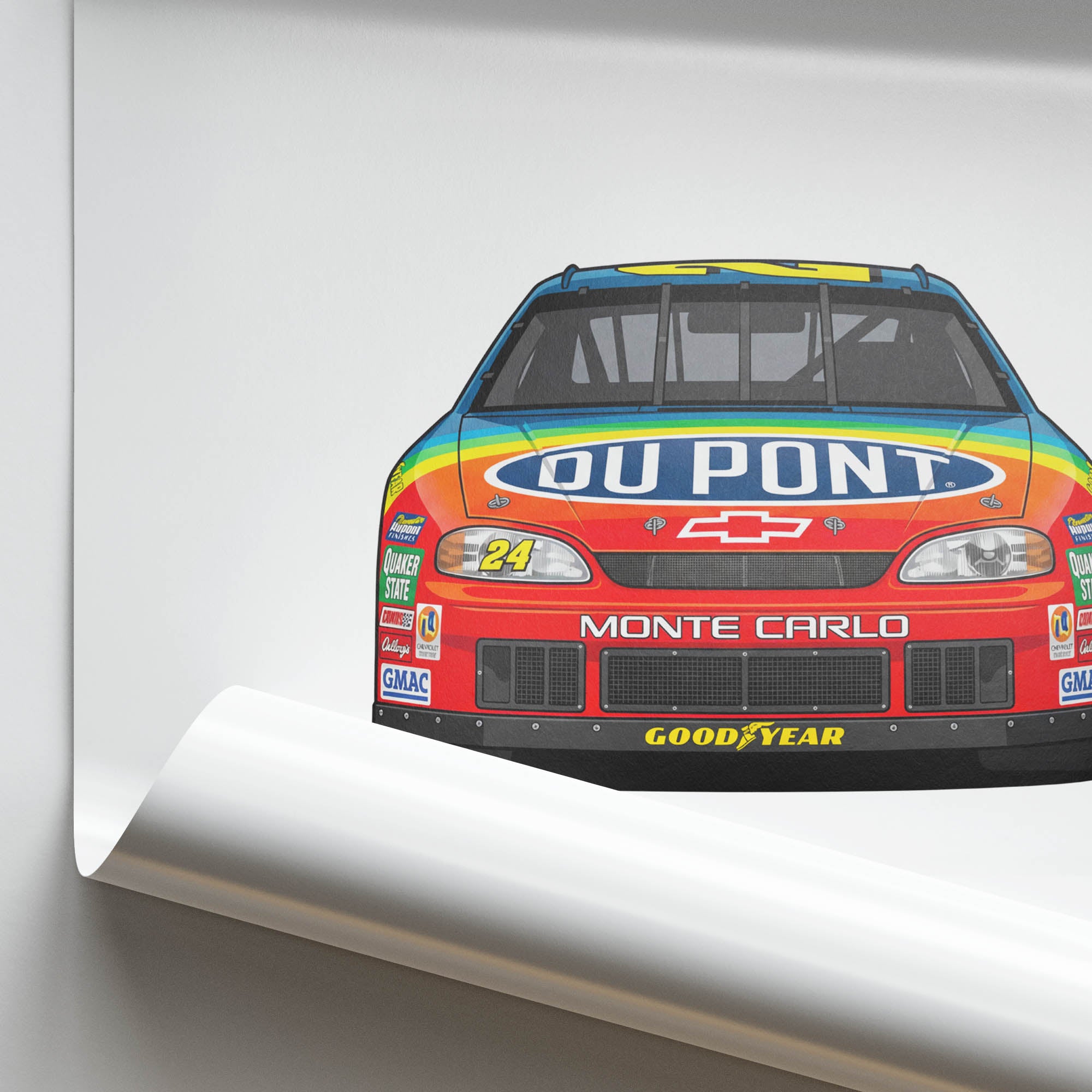 1995 Chevrolet Monte Carlo Jeff Gordon Dupont – Car Print
