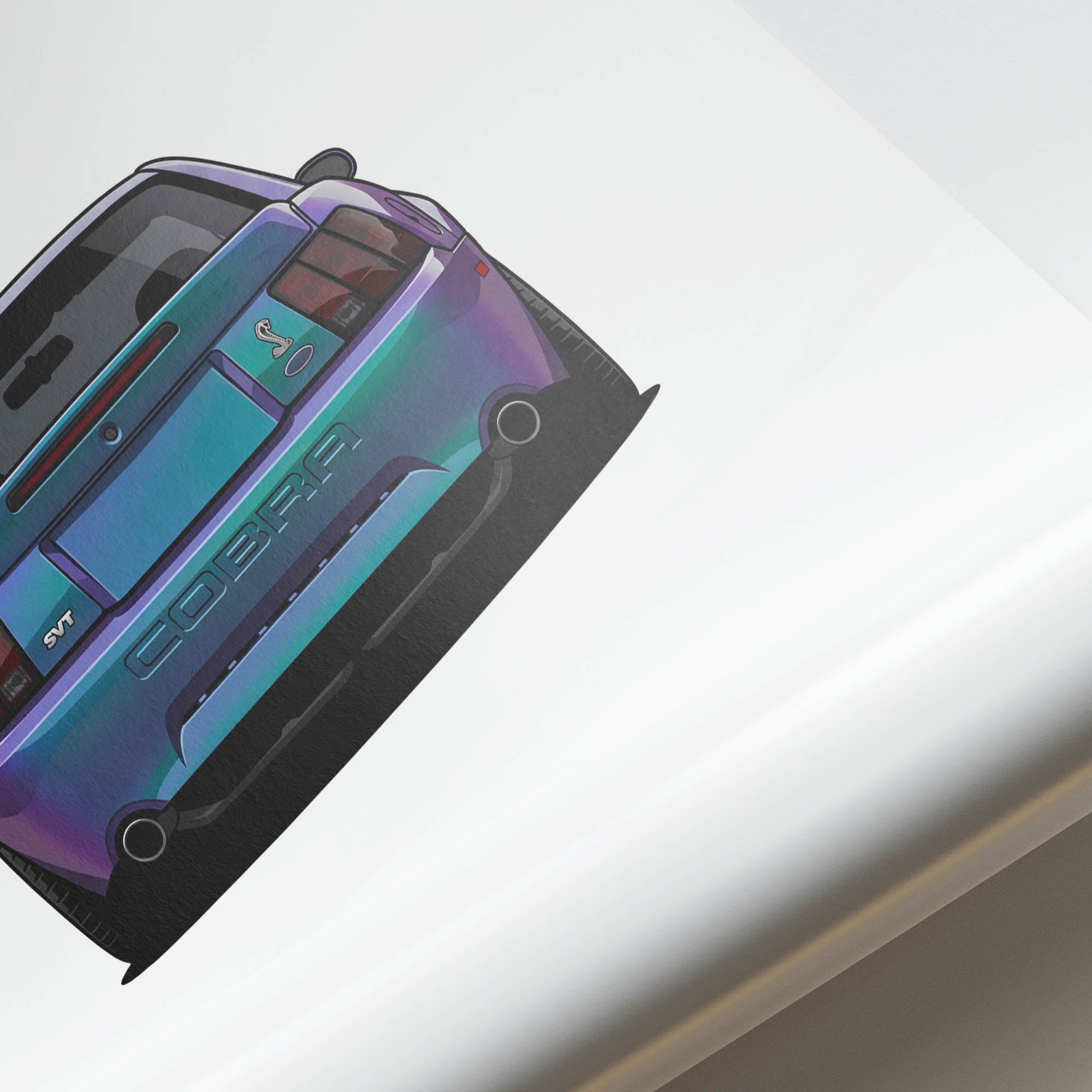 2004 Ford Mustang Svt Cobra Terminator – Car Print (Back)