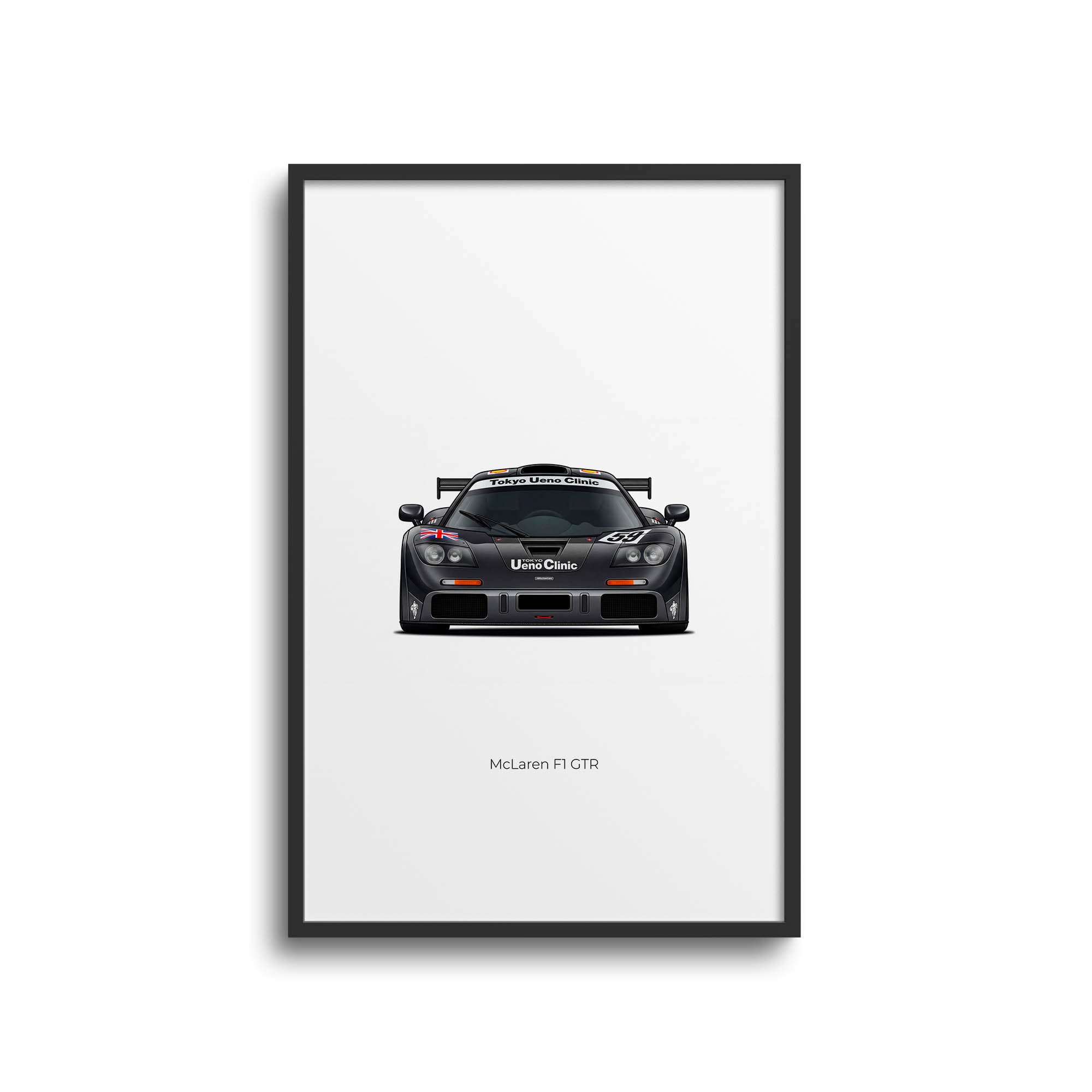 1995 McLaren GTR Yannick Dalmas Tokyo Ueno – Car Print