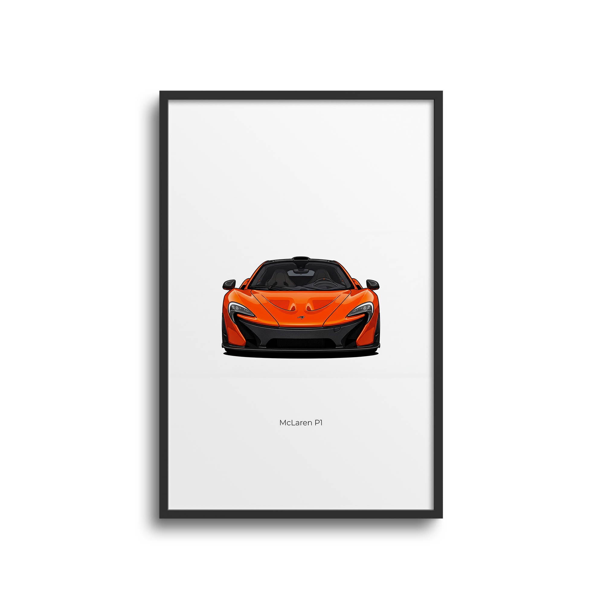 2013 McLaren P1 Volcano – Car Print