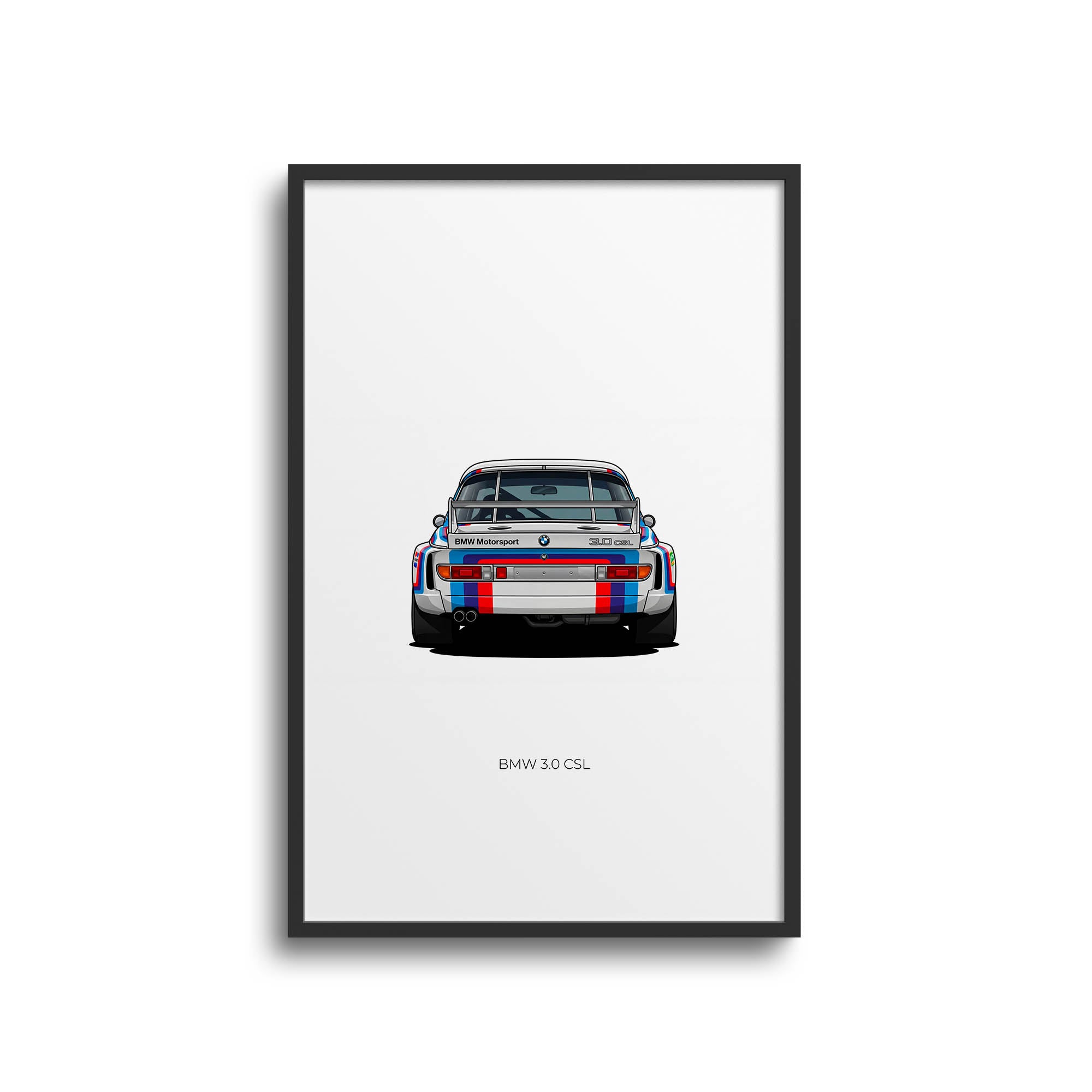 1975 BMW 3 0 CSL BMW Motorsport – Car Print