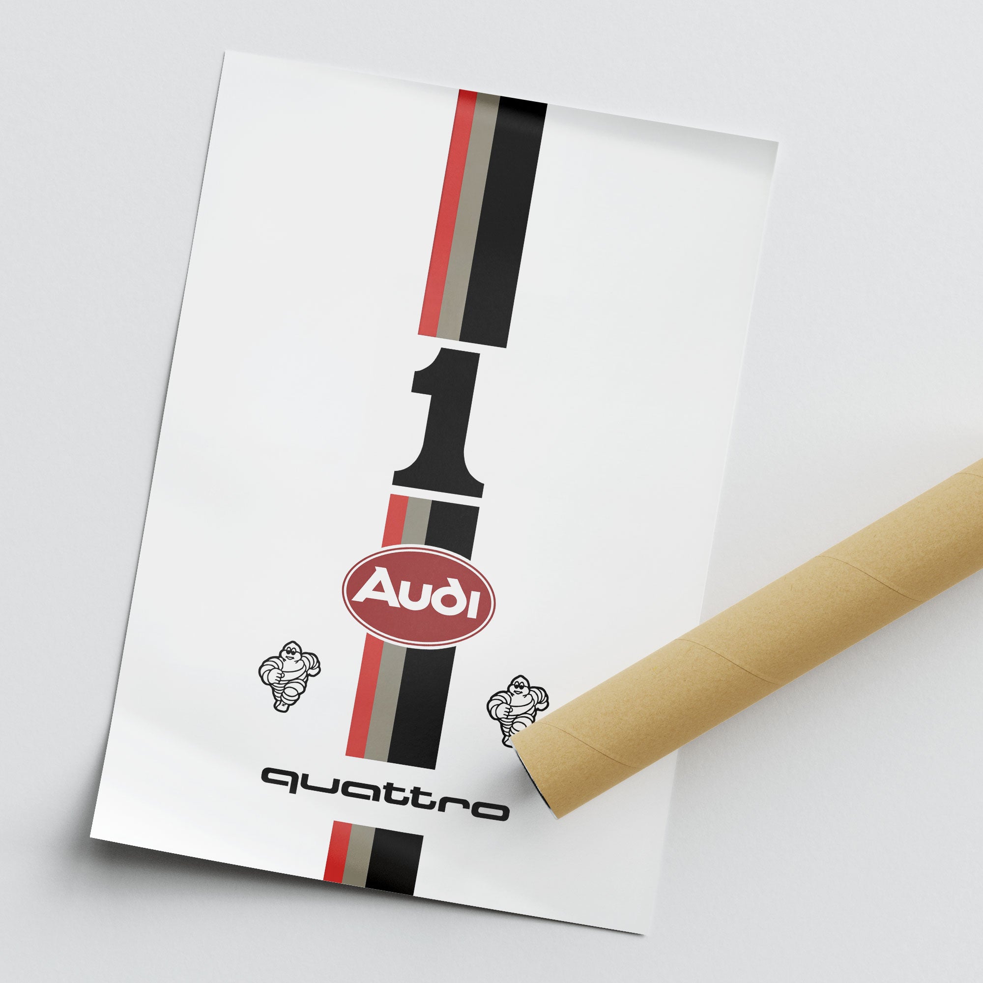 Audi Quattro S1 Poster - Pikes Peak Classic Rally Car Decor | High Quality Print