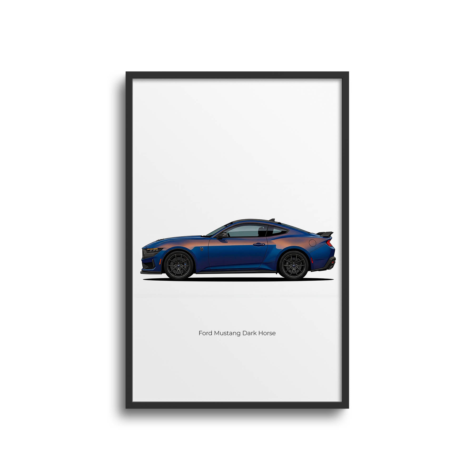 2024 Ford Mustang – Car Print (Side)