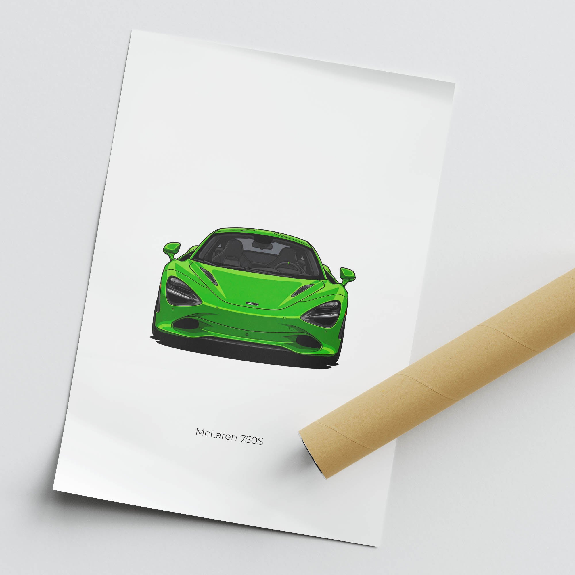 2024 McLaren 750S Mantis – Car Print