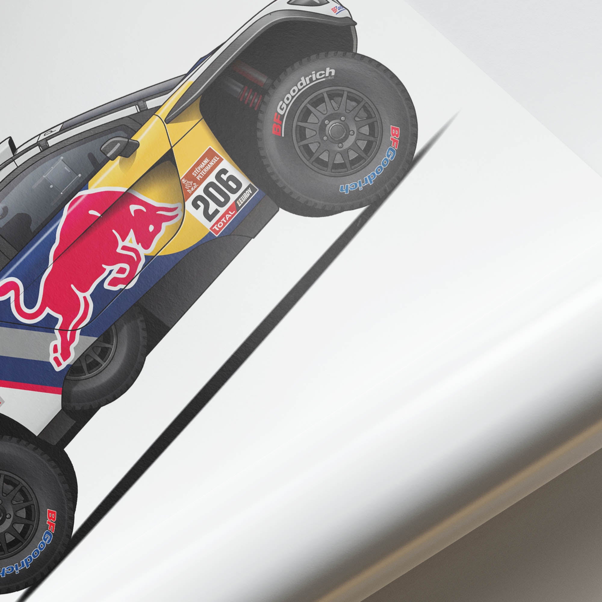 2016 Peugeot 2008 DKR St Phane Peterhansel – Car Print