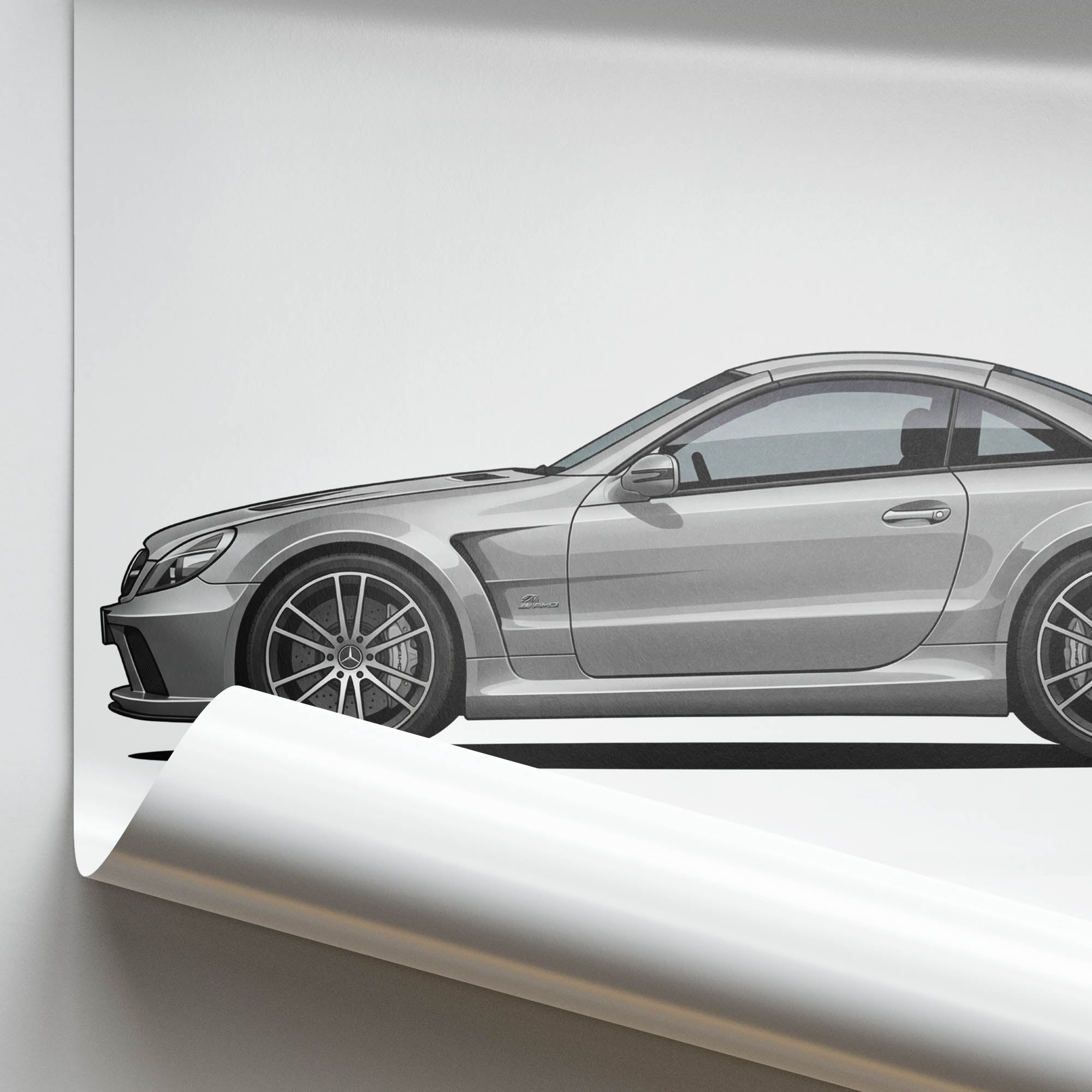 2009 Mercedes-Benz SL65 AMG – Car Print (Side)