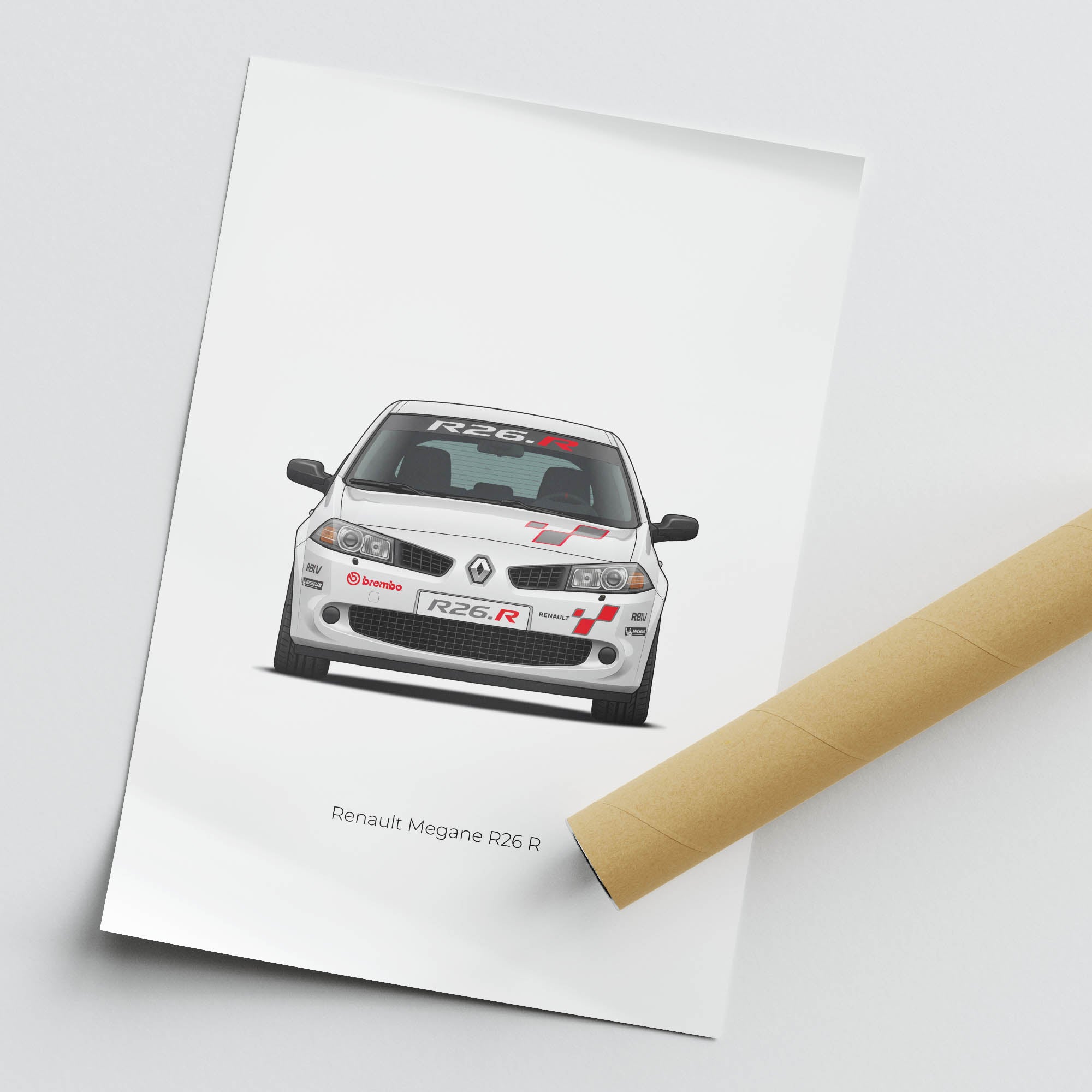 2009 Renault Megane R26 R – Car Print (Front)