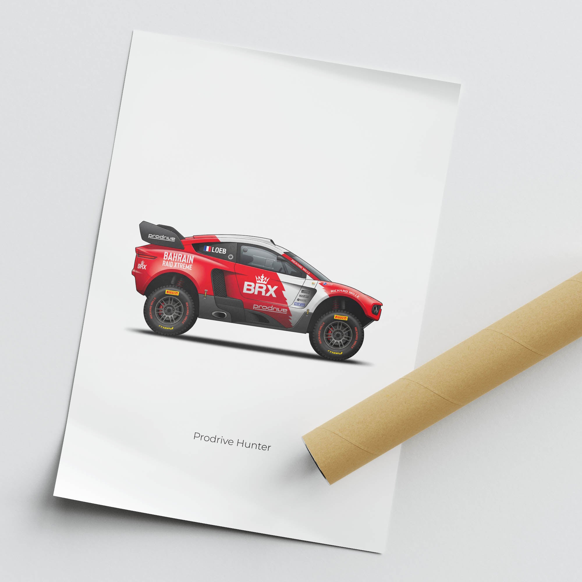 2023 Prodrive Hunter S Bastien Loeb – Car Print (Side)