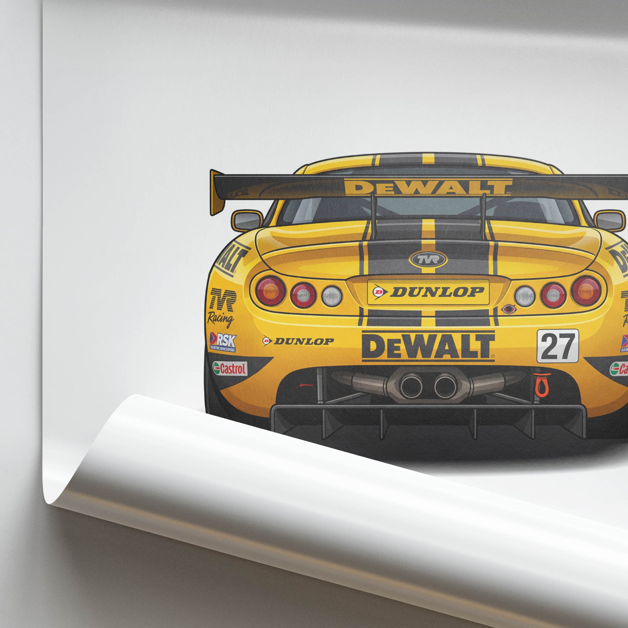 2003 Tvr Tuscan T400R Dewalt – Car Print