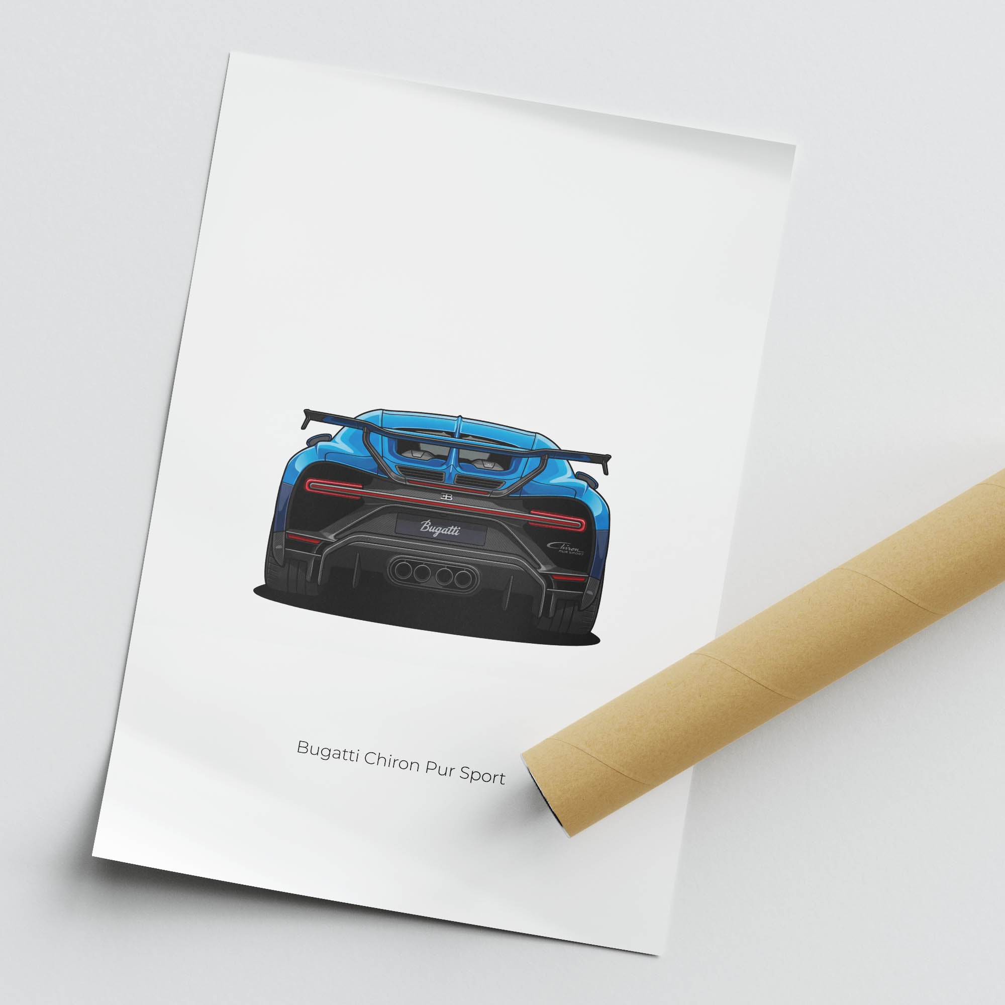 2021 Bugatti Chiron Pur Sport Agile – Car Print