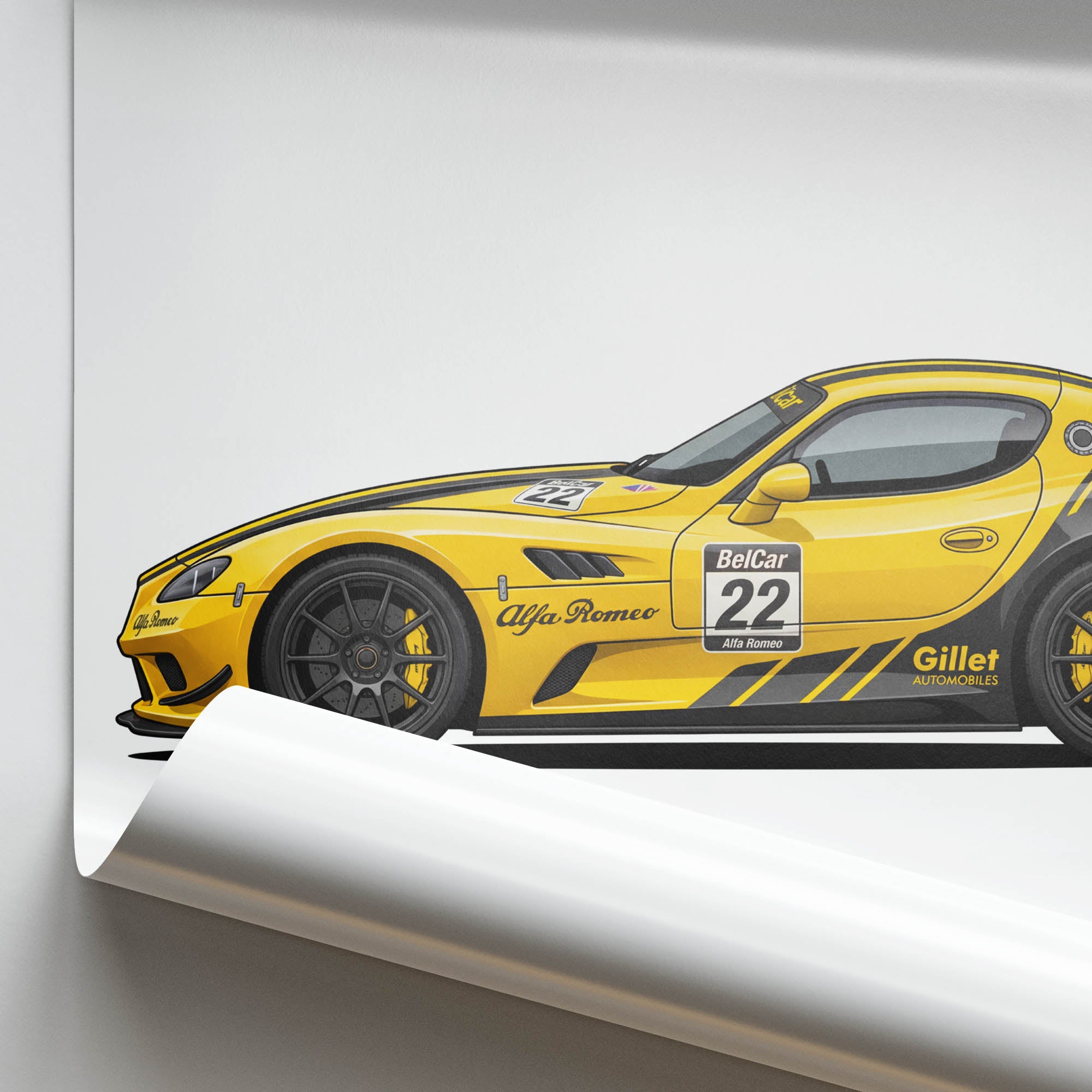 2000 Gillet Vertigo Belgian – Car Print