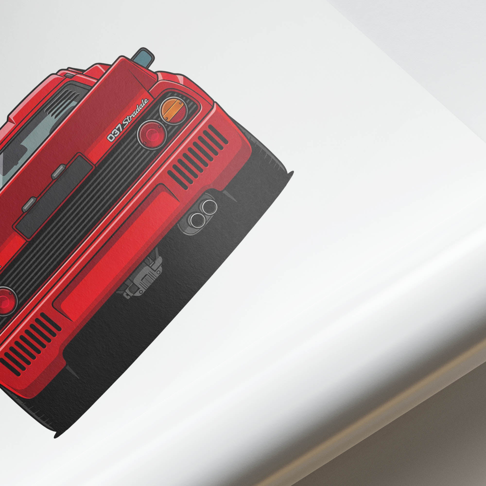 1982 Lancia 037 Stradale – Car Print (Rear)