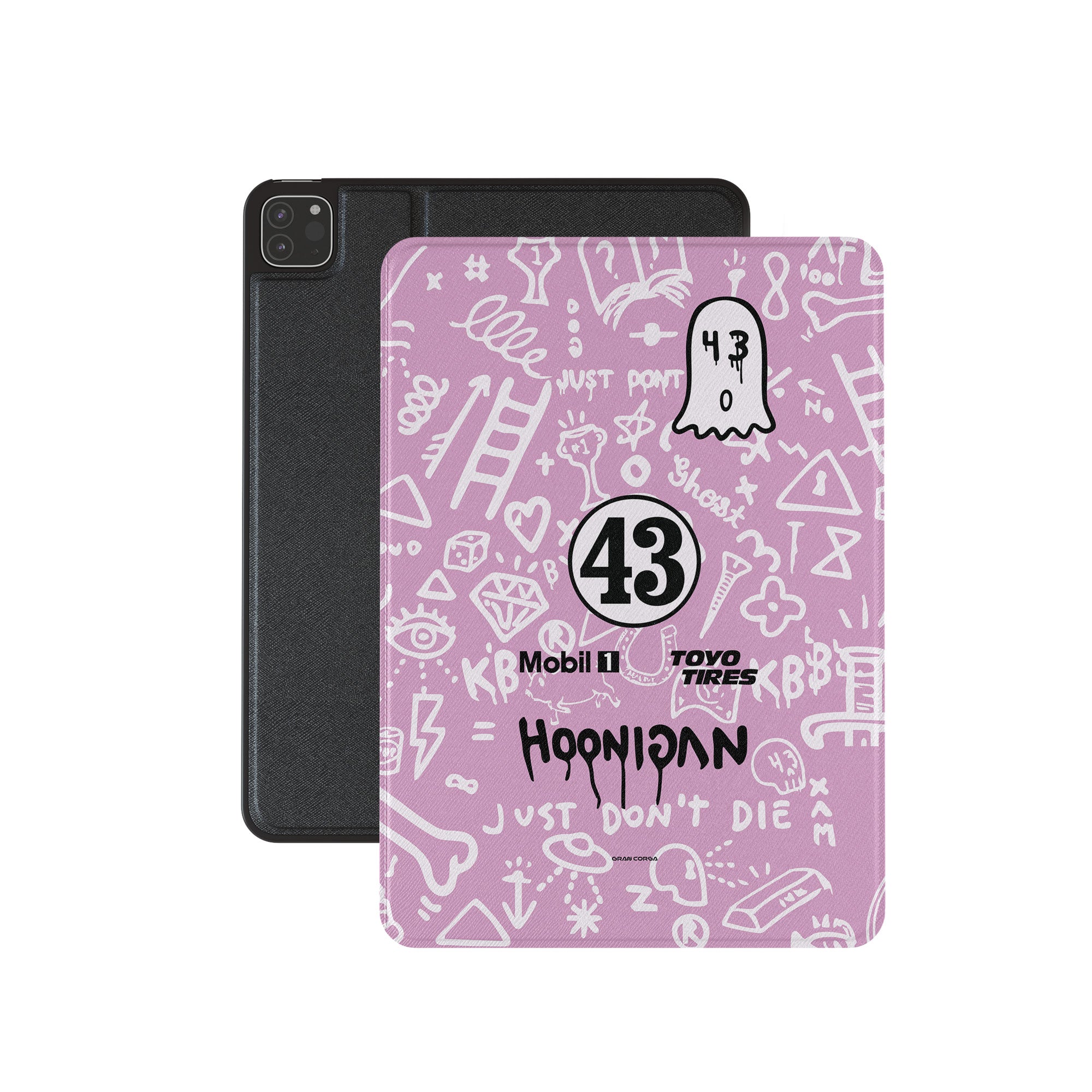 iPad Case Ken Block Pikes Peak Porsche 2022 Hoonipigasus #43 Durable Protective Cover