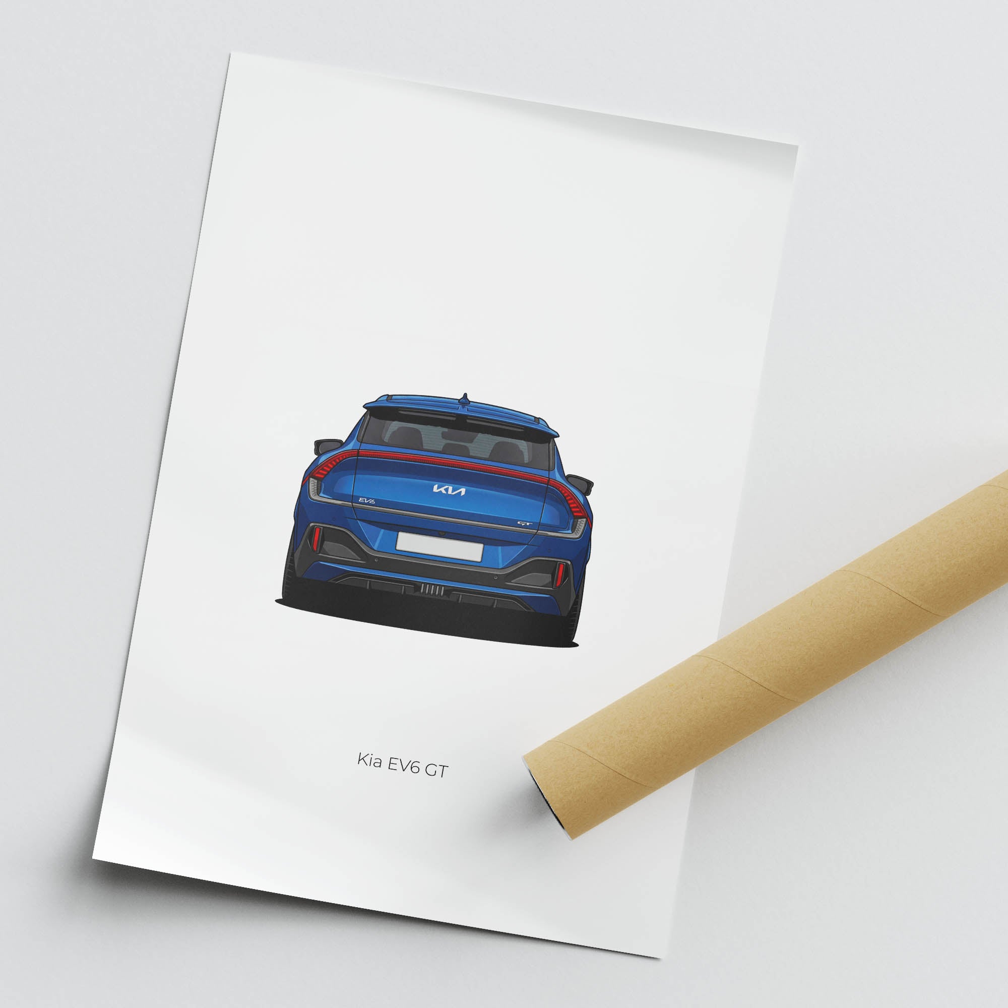 2023 Kia EV6 GT Yacht – Car Print